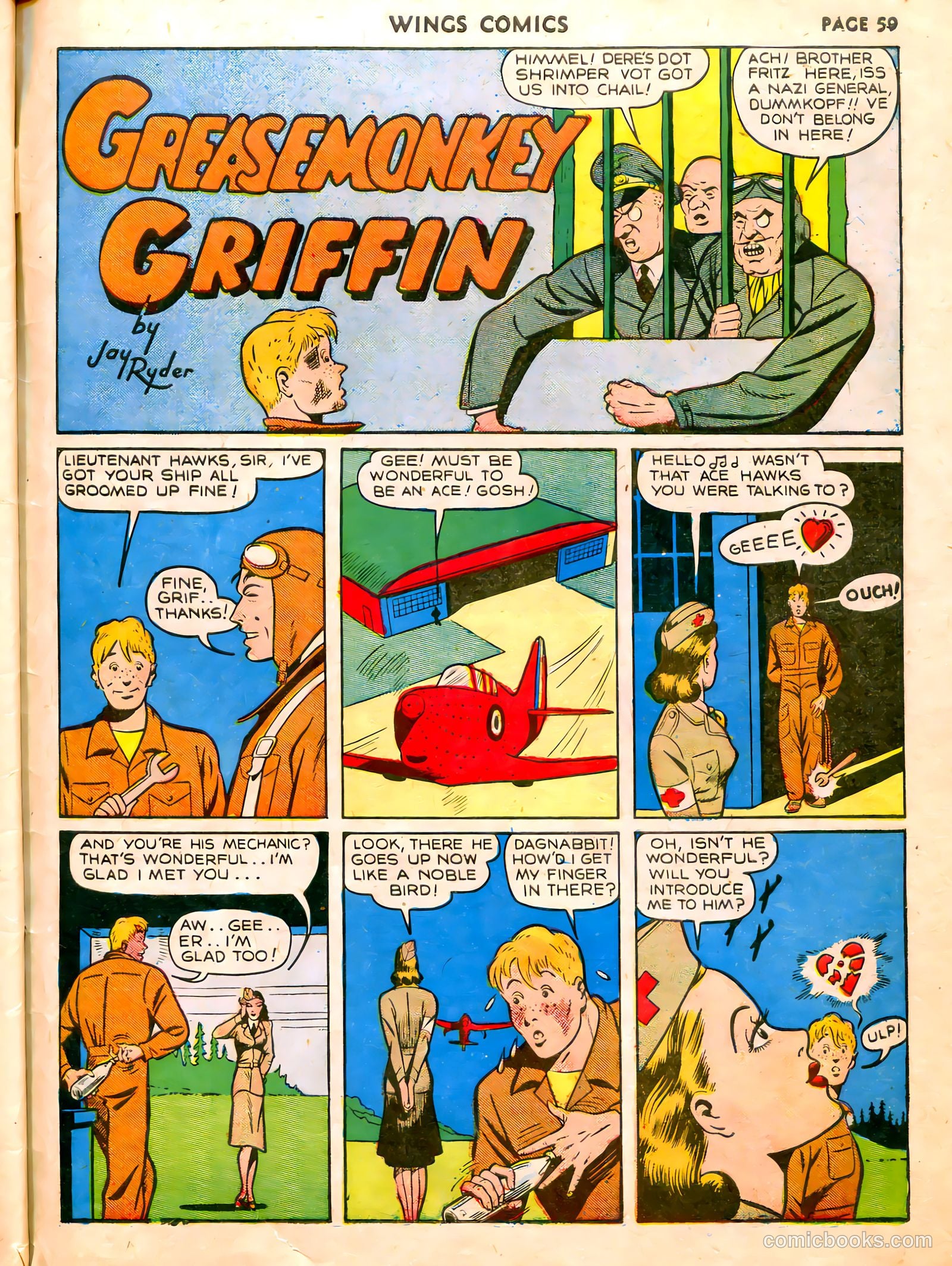 Wings Comics #7 (1941) — page 61 of 68