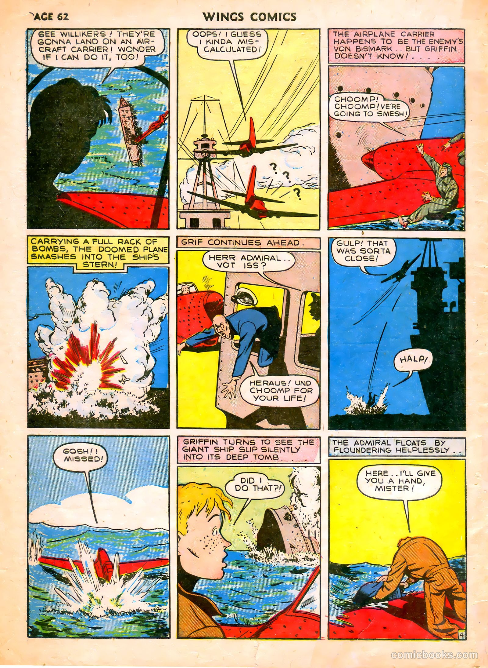 Wings Comics #7 (1941) — page 64 of 68