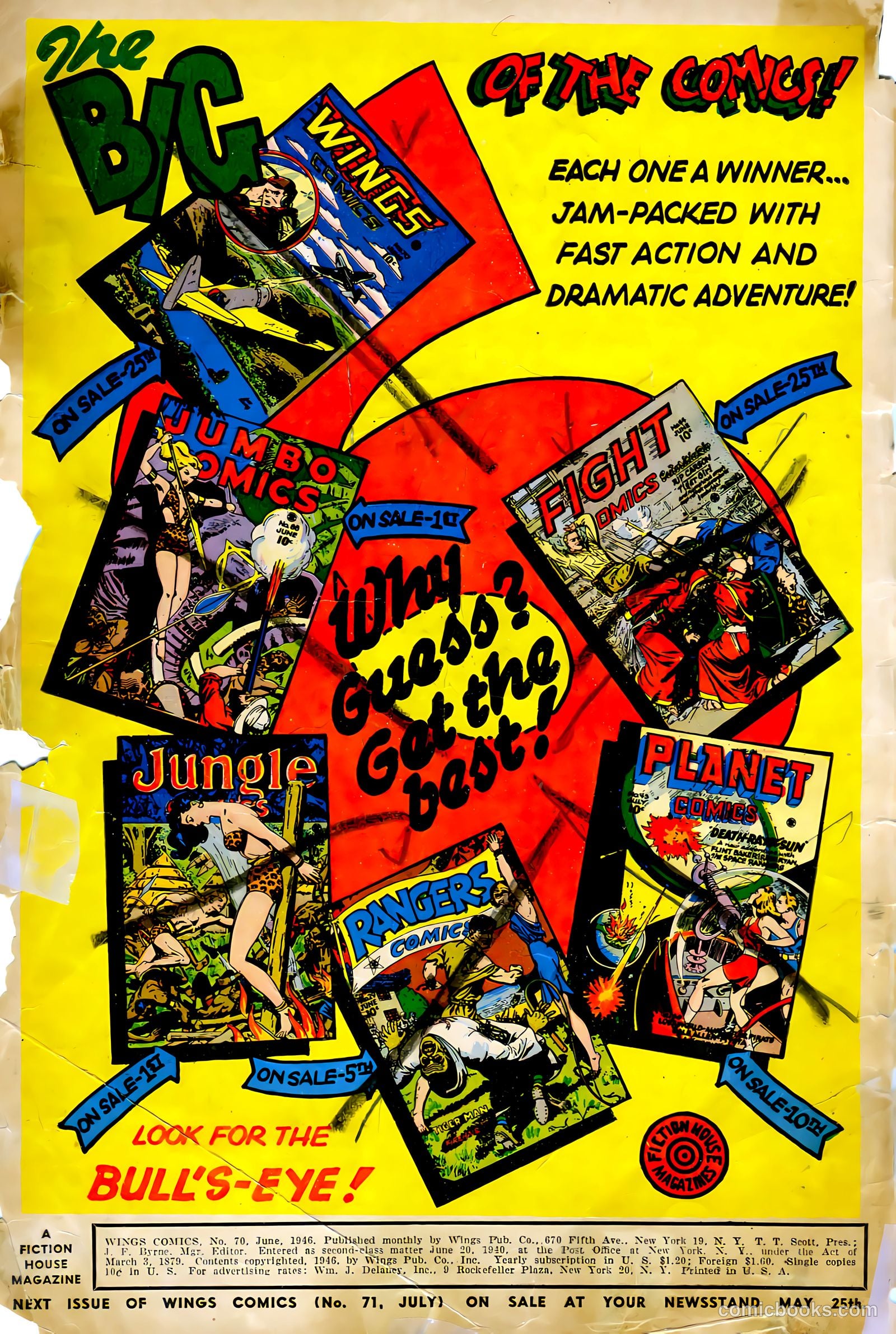 Wings Comics #70 (1946) — page 2 of 52