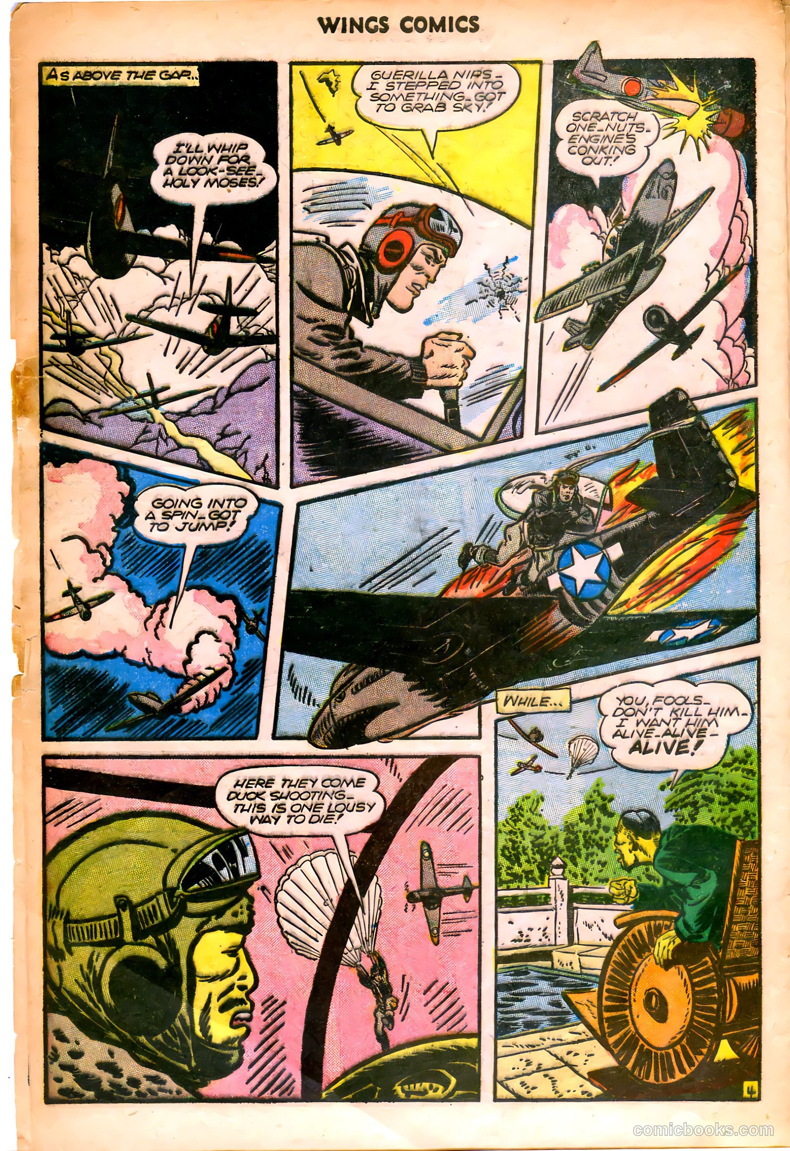 Wings Comics #70 (1946) — page 6 of 52