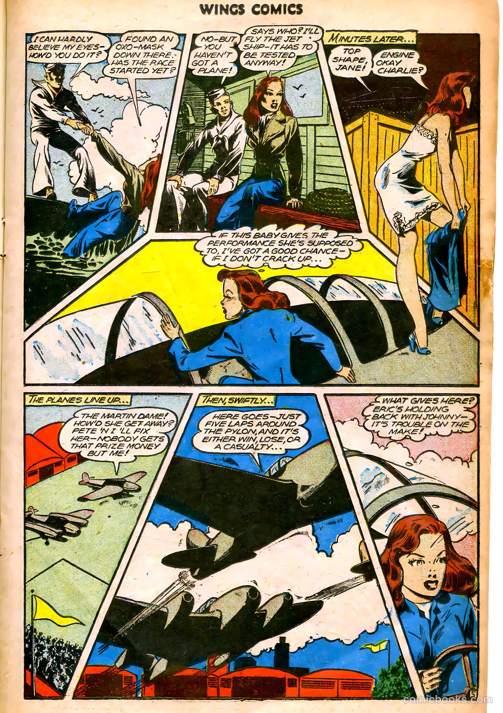 Wings Comics #70 (1946) — page 17 of 52