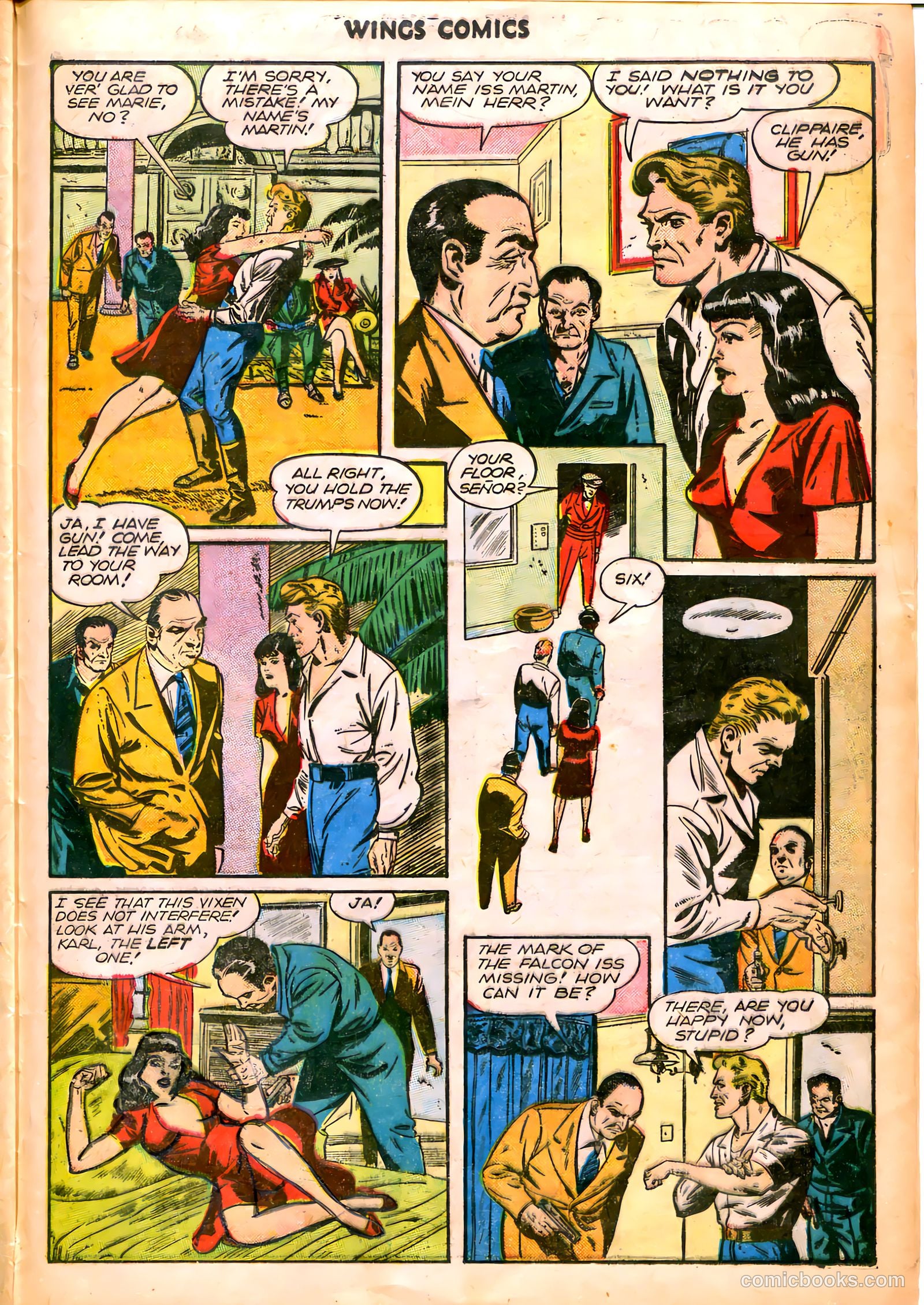 Wings Comics #70 (1946) — page 37 of 52