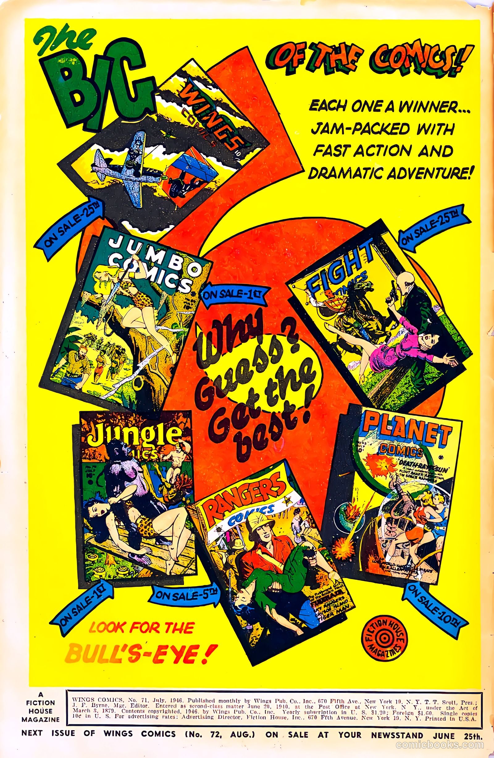 Wings Comics #71 (1946) — page 2 of 52