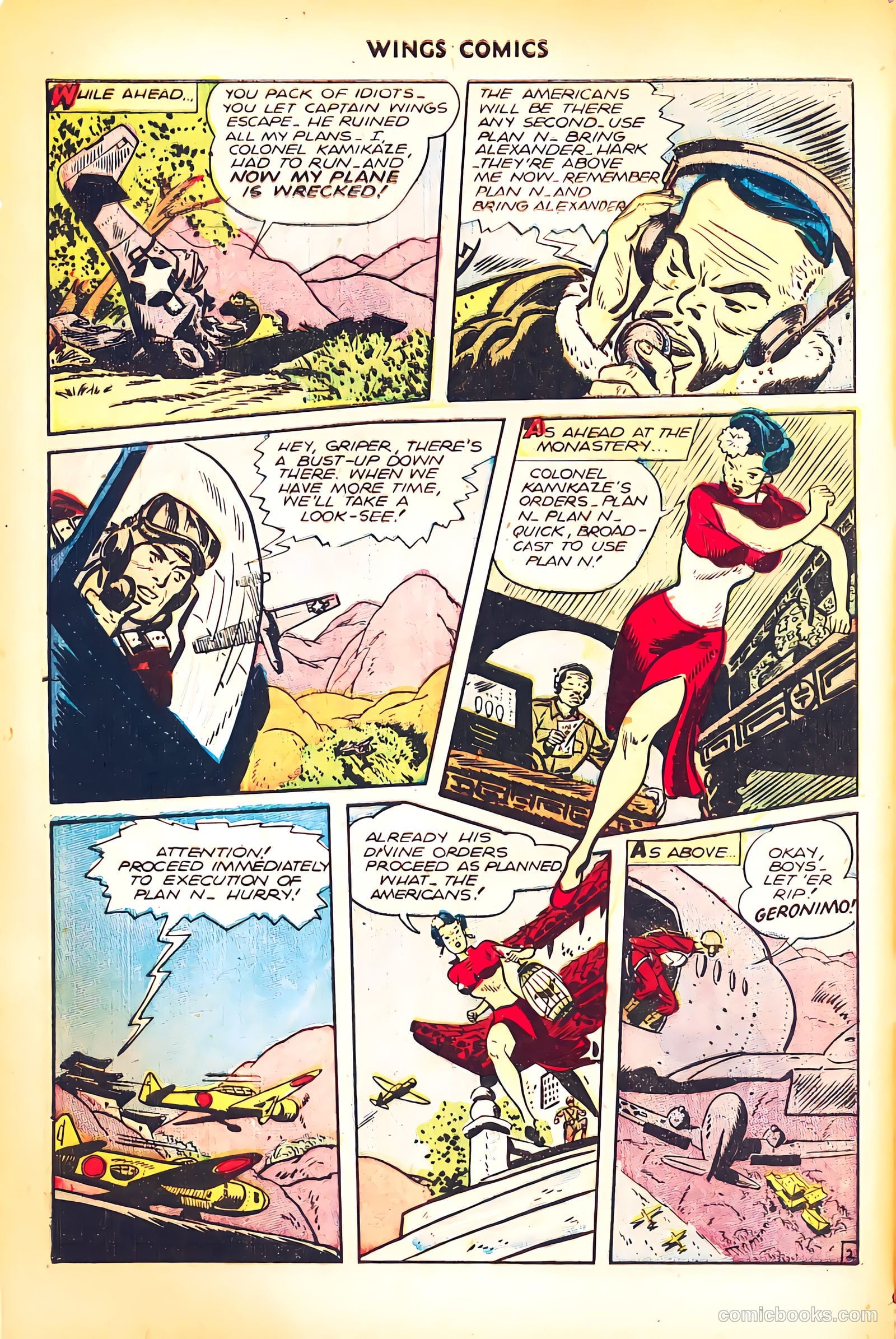 Wings Comics #71 (1946) — page 4 of 52