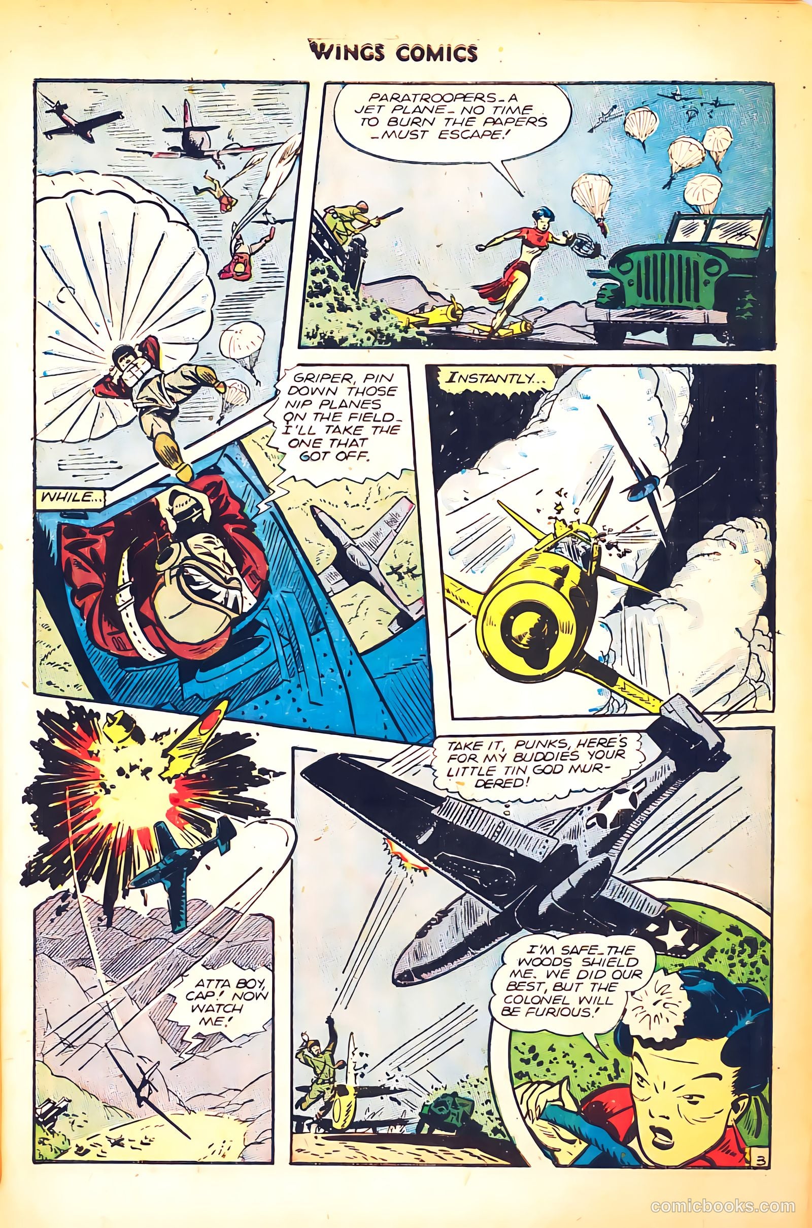 Wings Comics #71 (1946) — page 5 of 52
