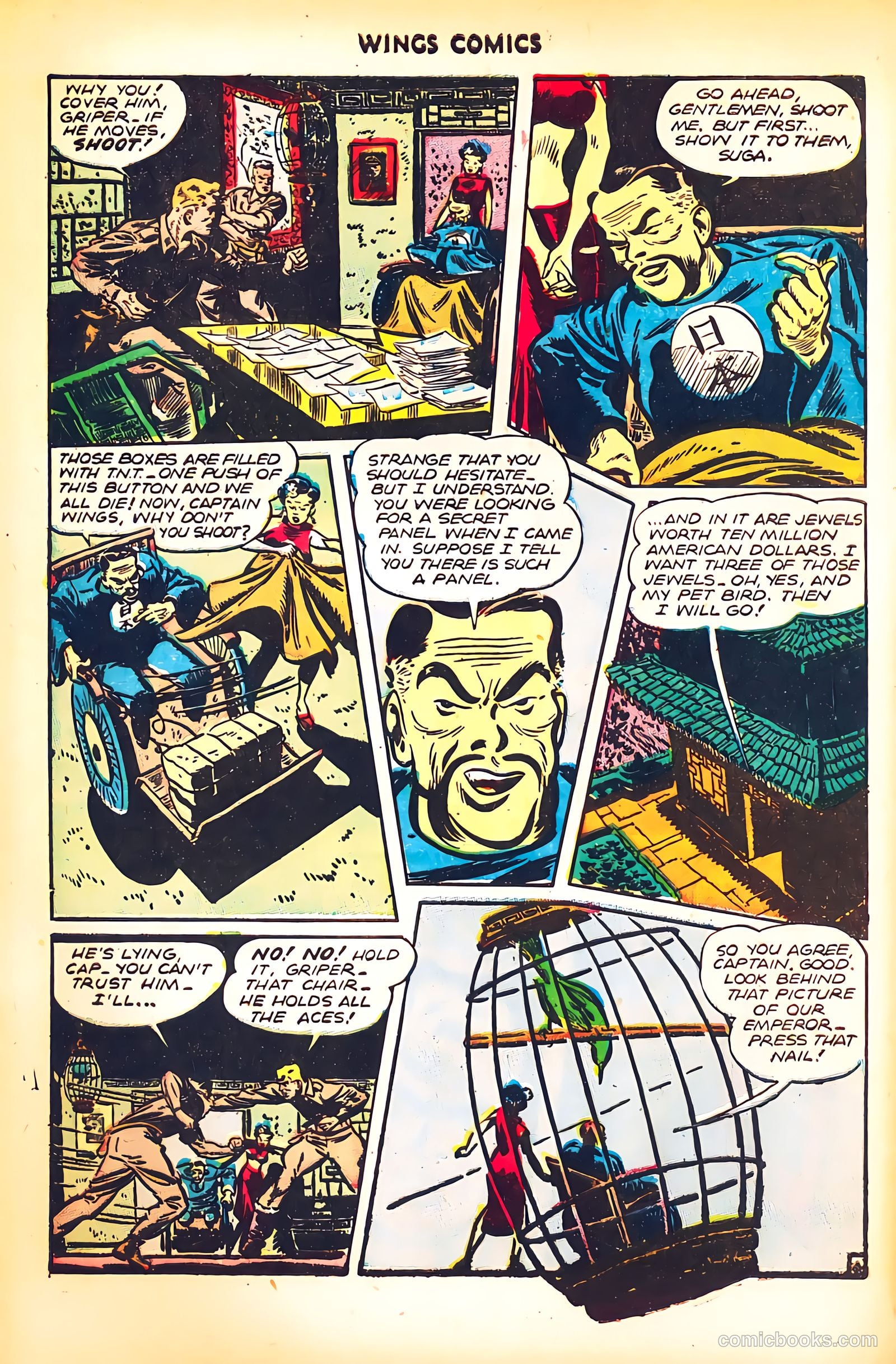 Wings Comics #71 (1946) — page 8 of 52