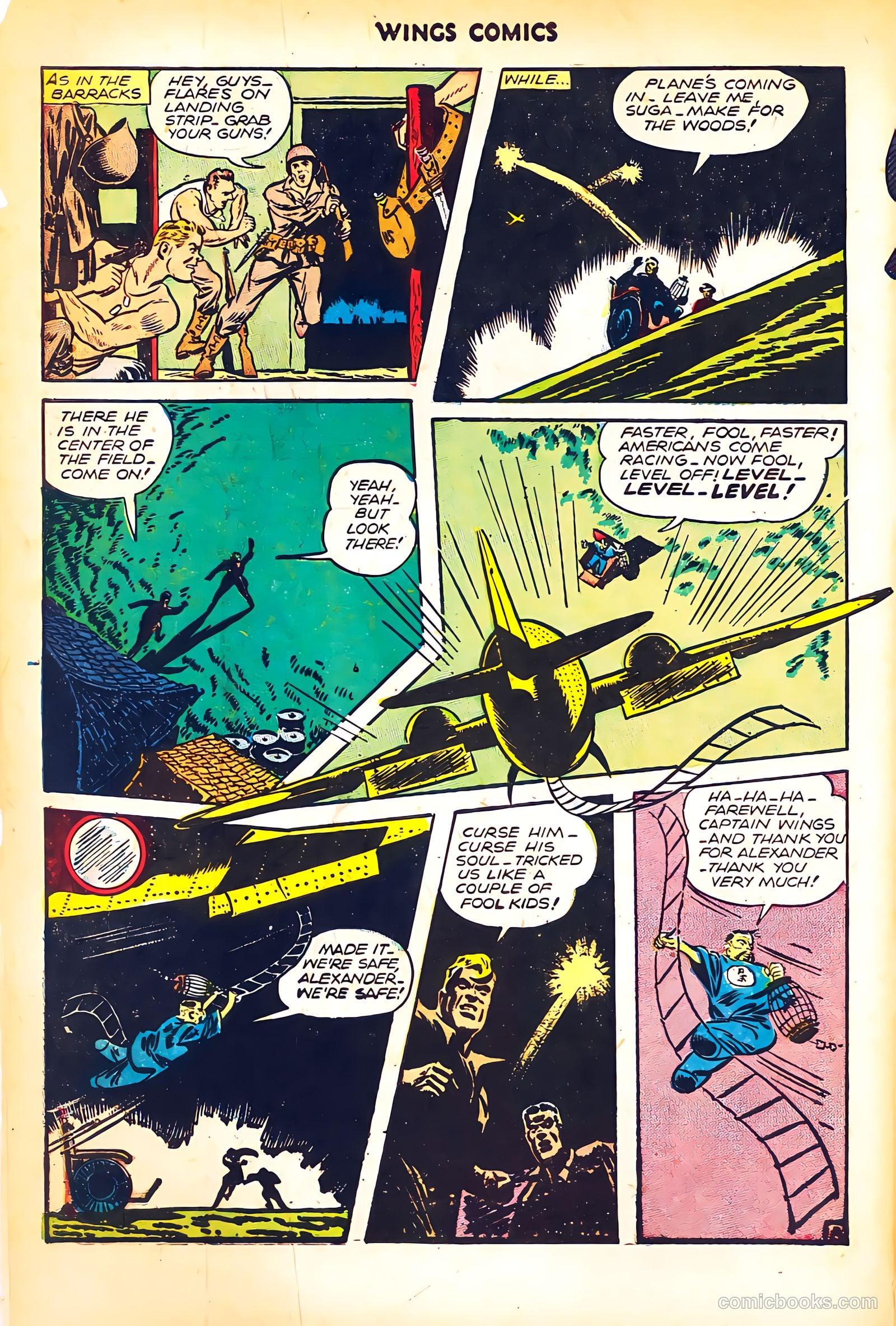 Wings Comics #71 (1946) — page 10 of 52