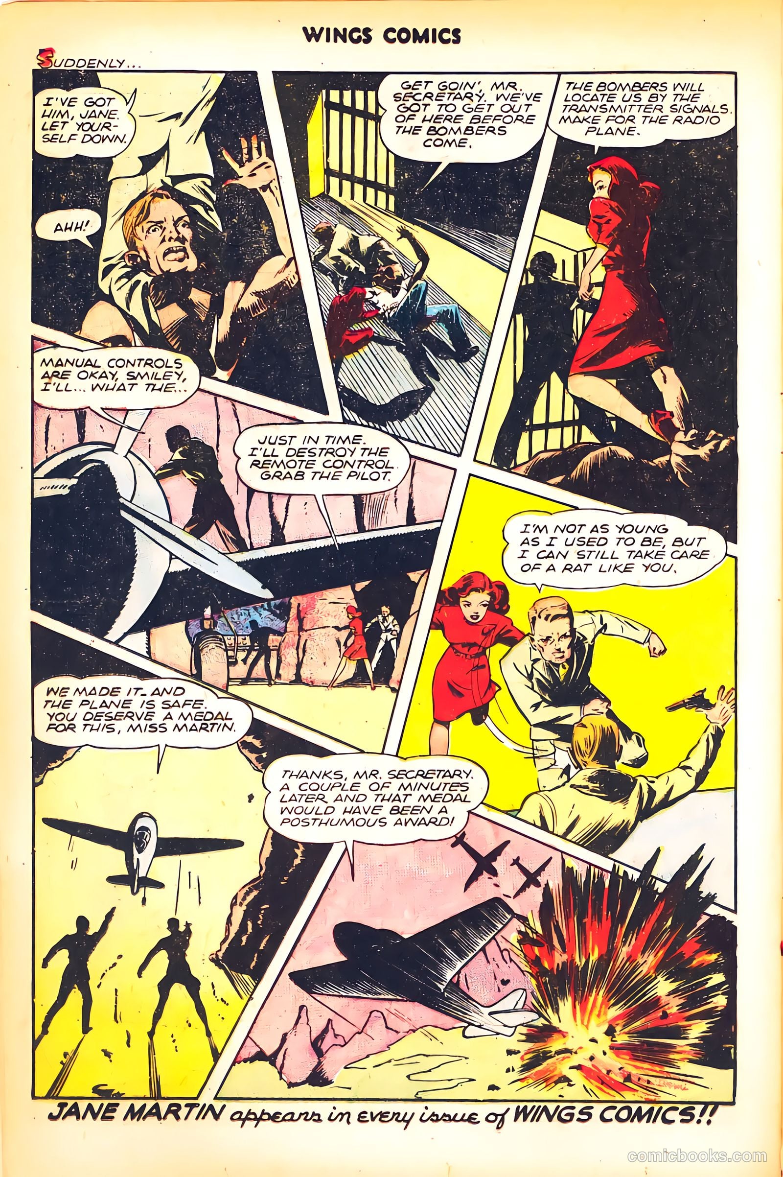 Wings Comics #71 (1946) — page 18 of 52