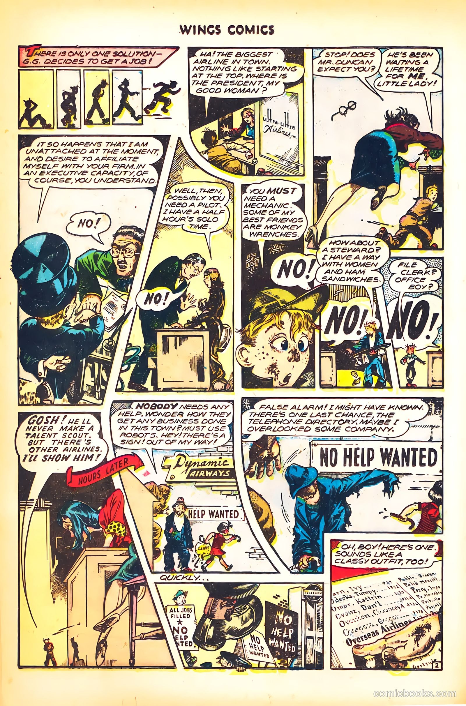 Wings Comics #71 (1946) — page 20 of 52