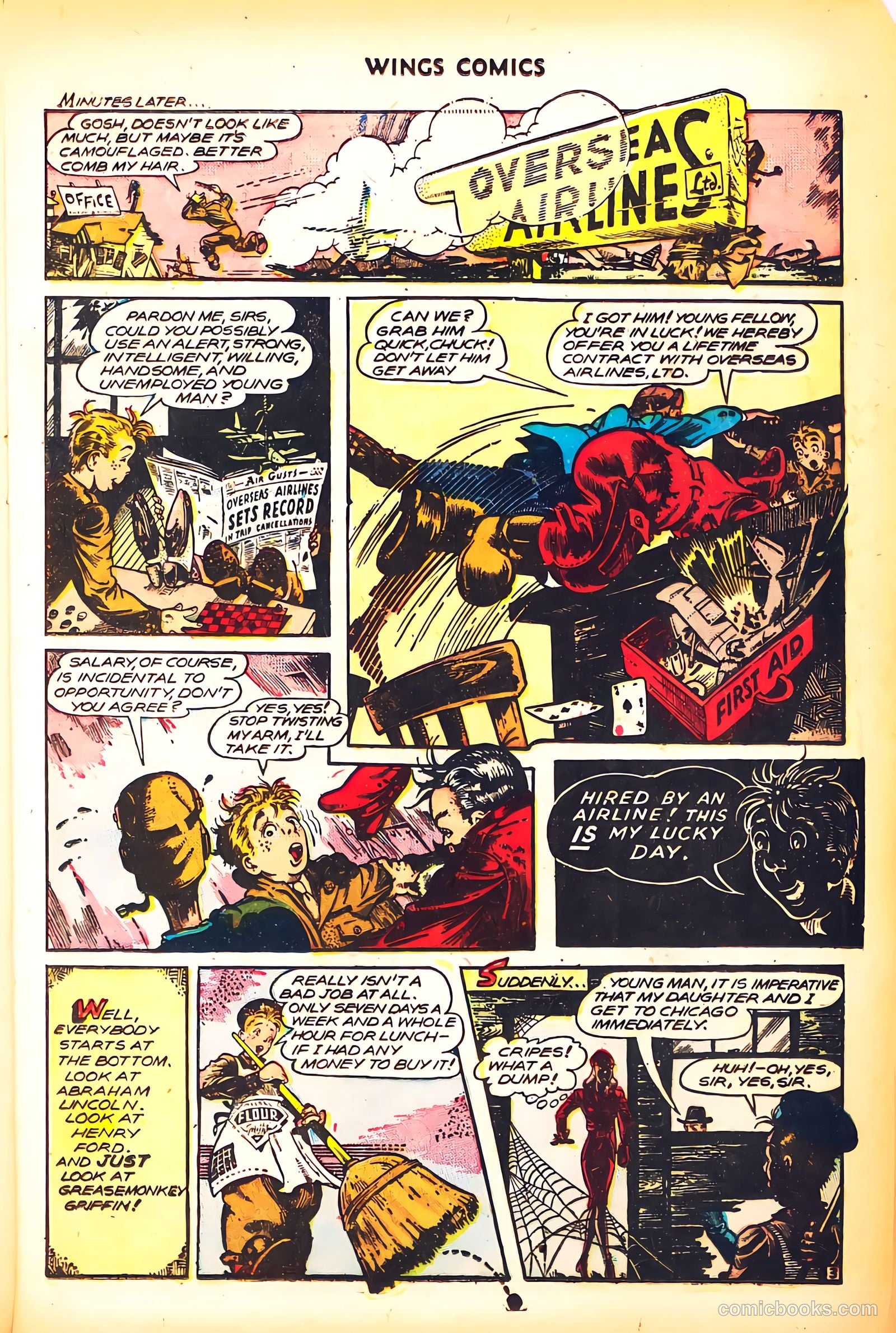 Wings Comics #71 (1946) — page 21 of 52