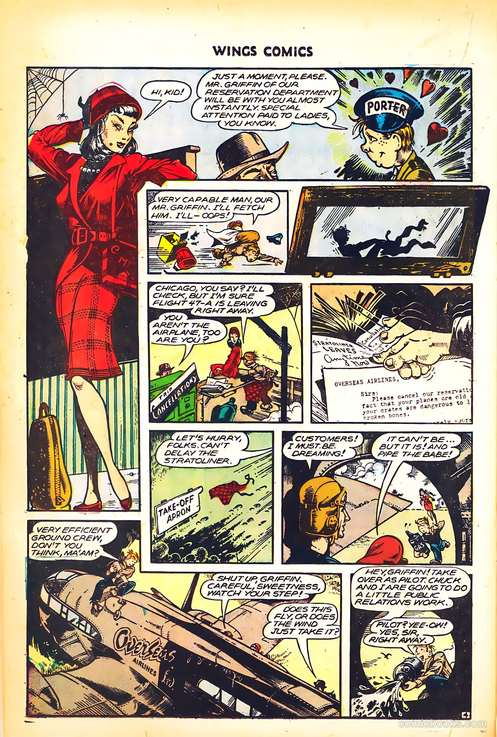 Wings Comics #71 (1946) — page 22 of 52