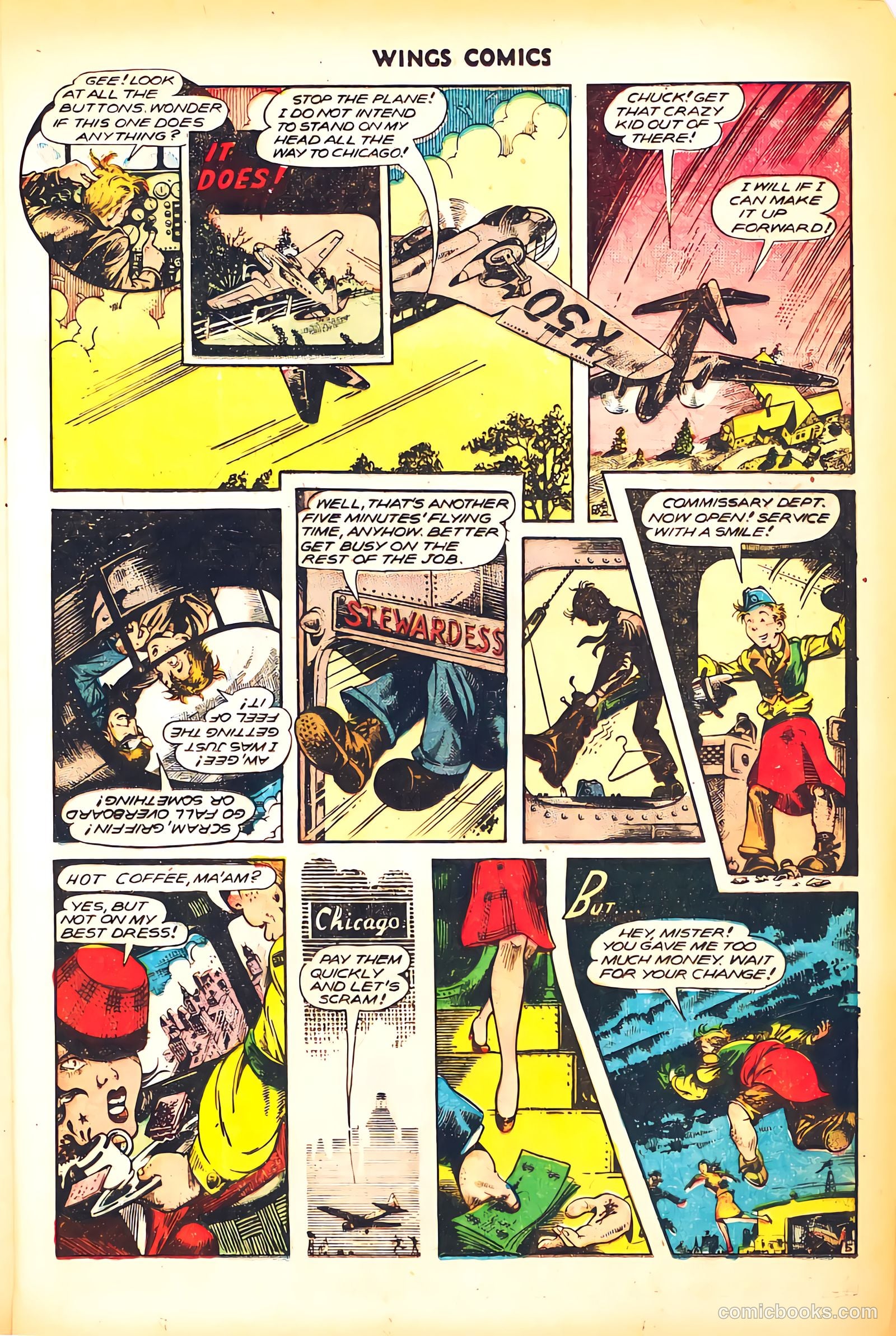 Wings Comics #71 (1946) — page 23 of 52