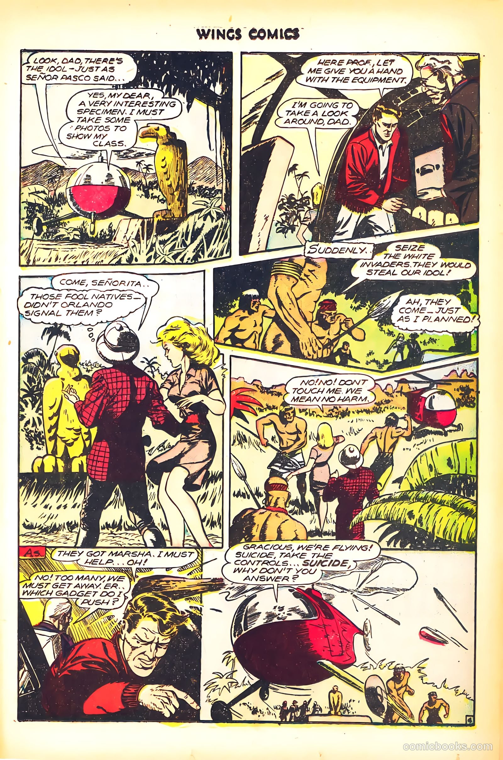 Wings Comics #71 (1946) — page 33 of 52