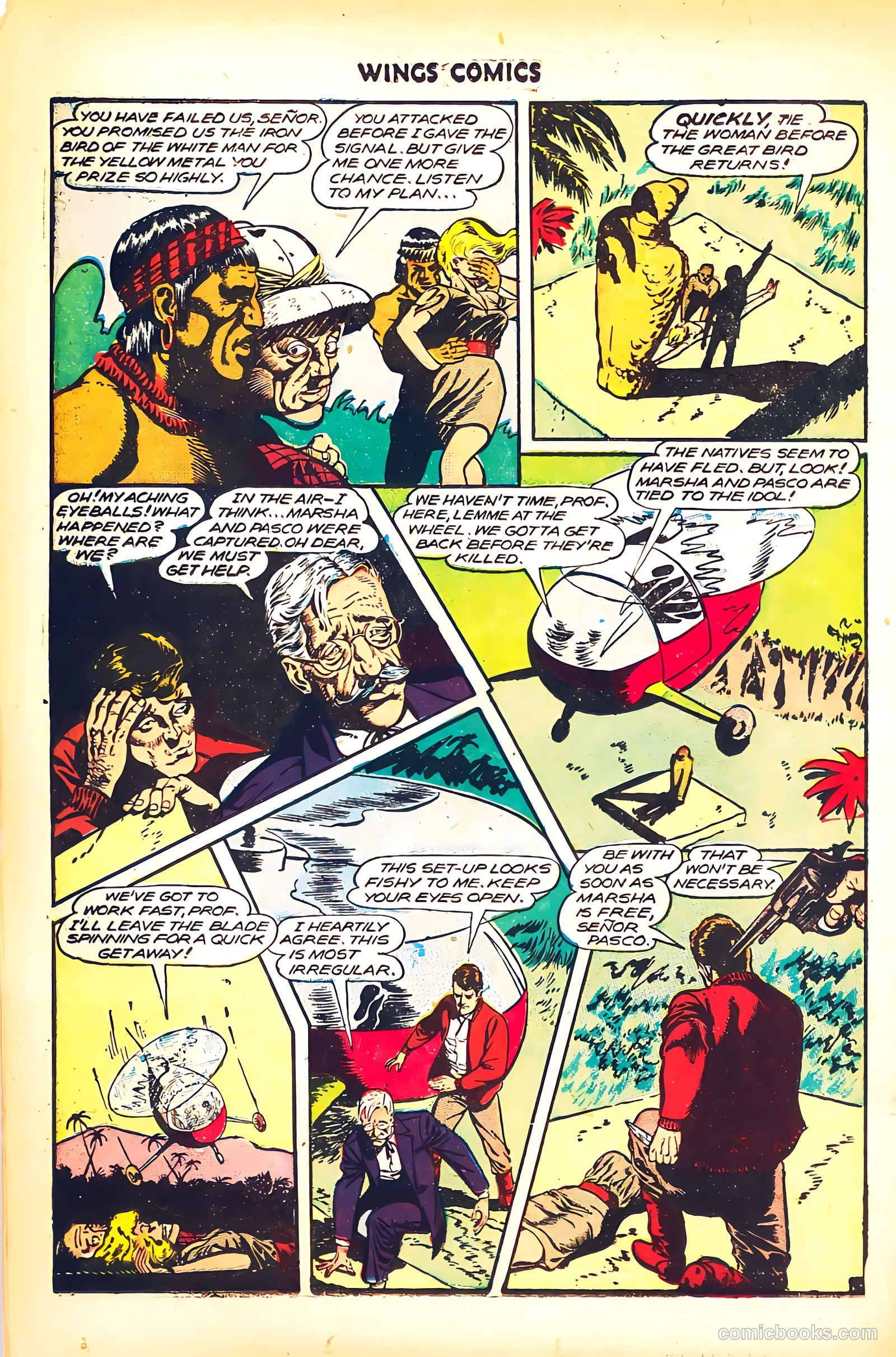 Wings Comics #71 (1946) — page 34 of 52