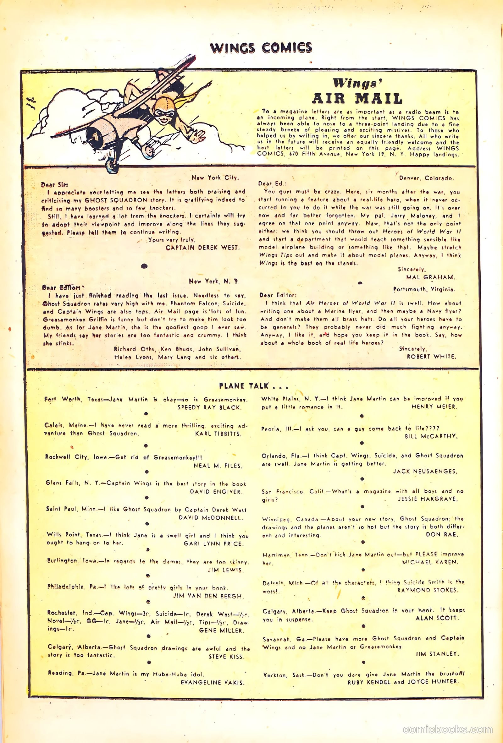 Wings Comics #71 (1946) — page 36 of 52