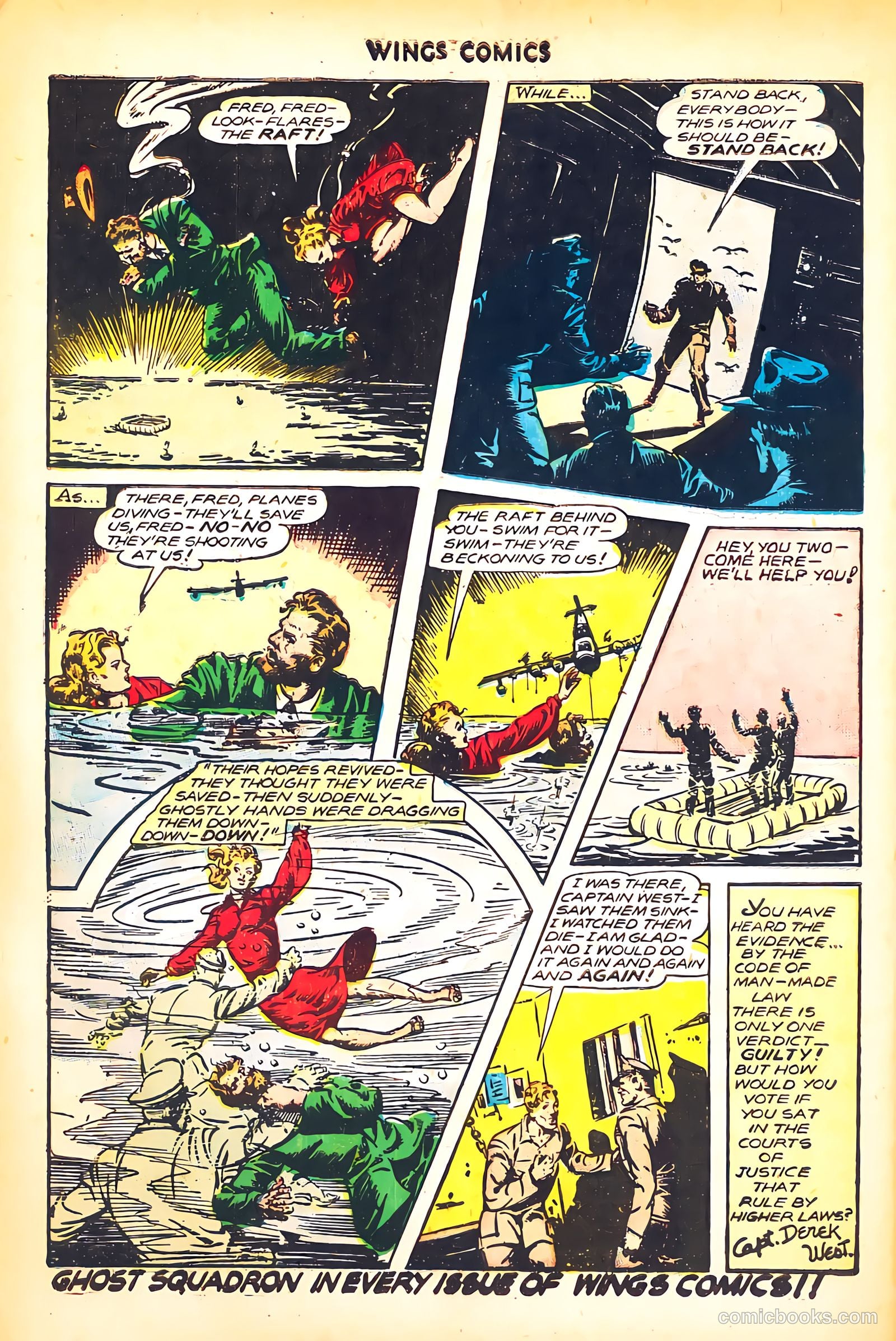 Wings Comics #71 (1946) — page 50 of 52