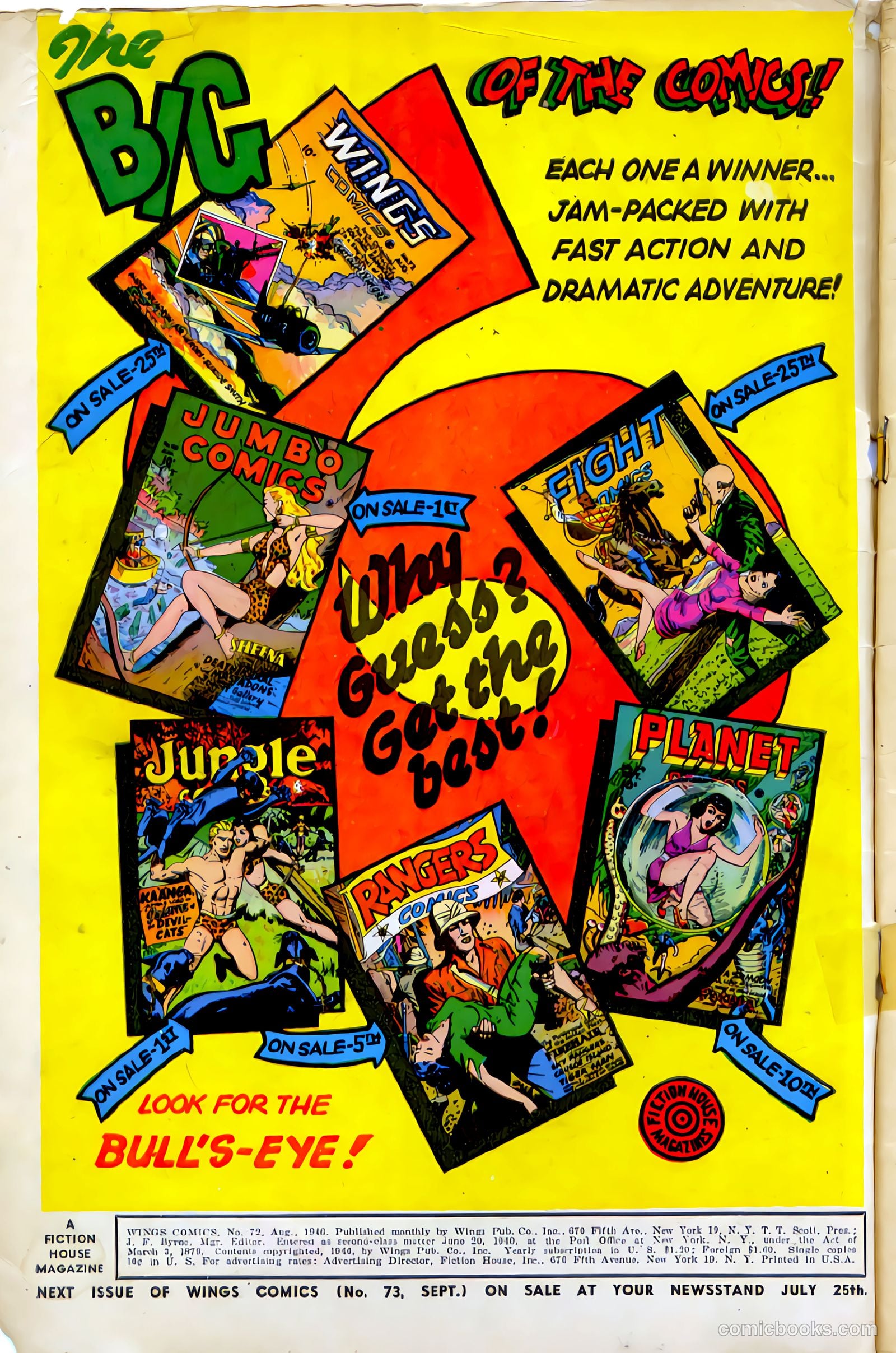 Wings Comics #72 (1946) — page 2 of 52