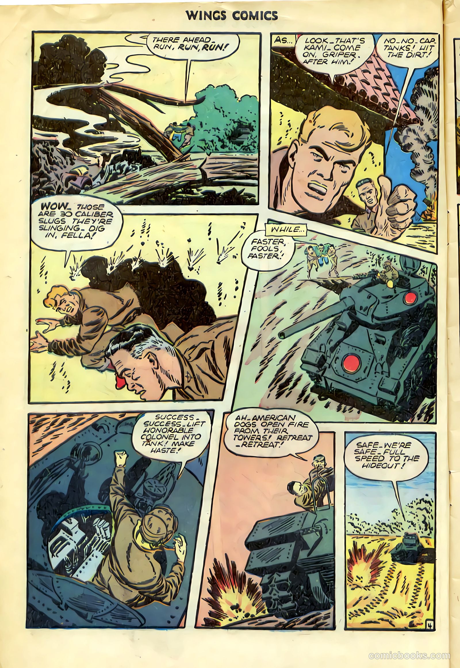Wings Comics #72 (1946) — page 6 of 52