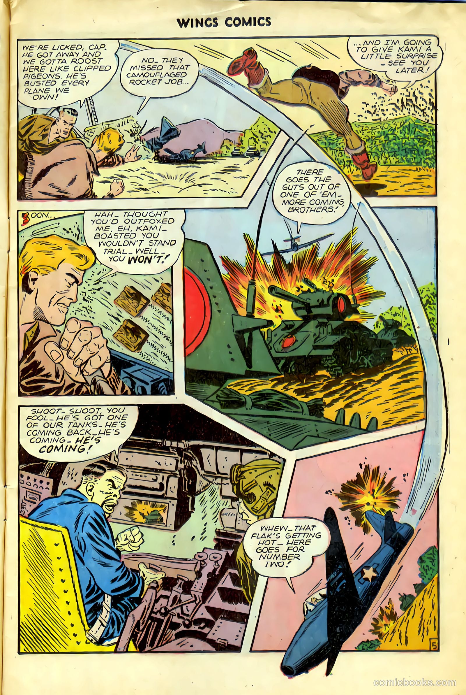Wings Comics #72 (1946) — page 7 of 52