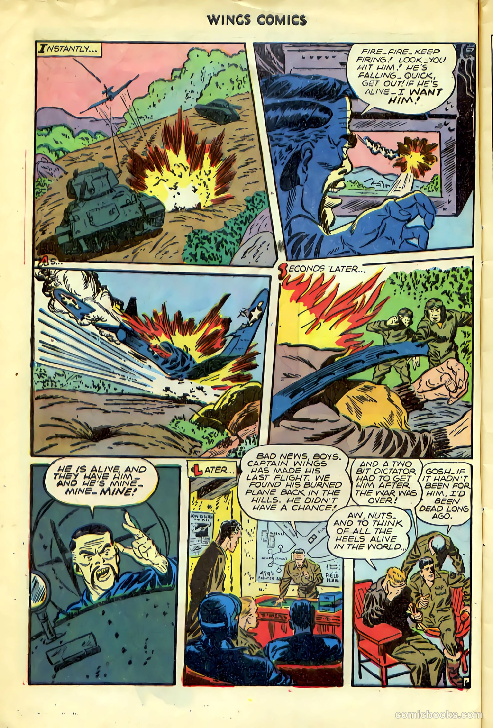 Wings Comics #72 (1946) — page 8 of 52