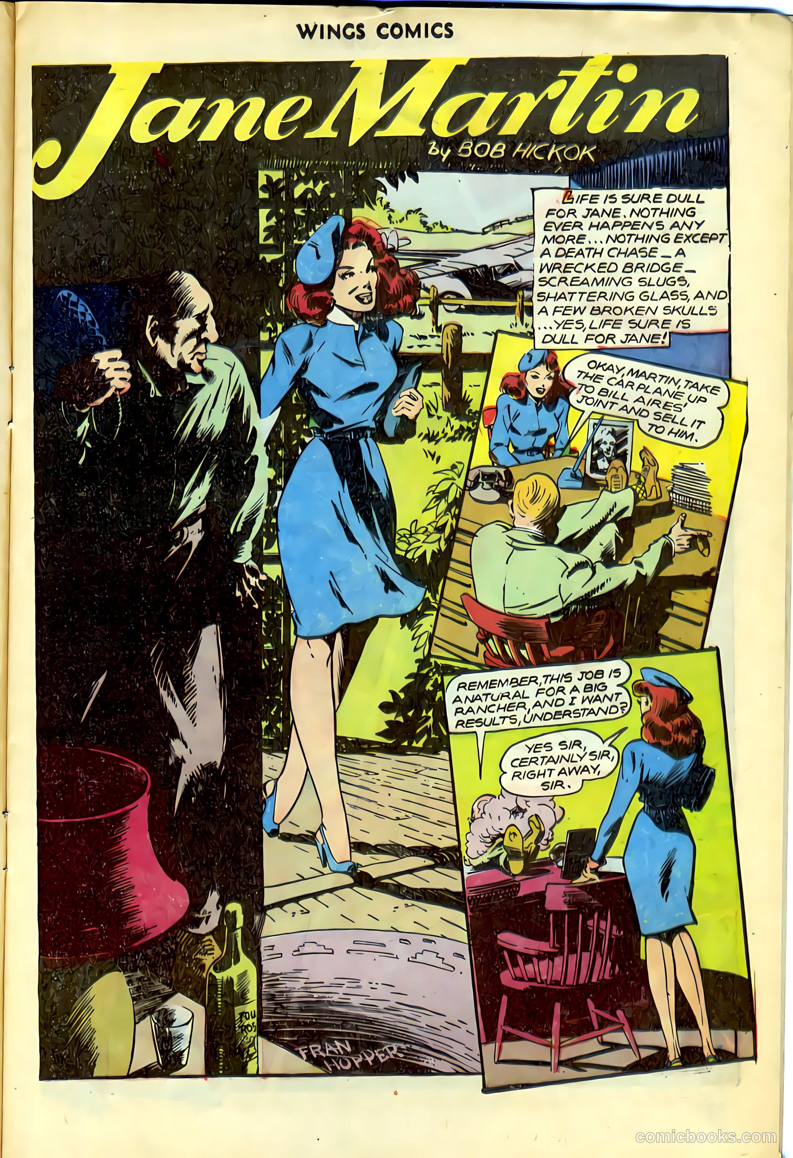 Wings Comics #72 (1946) — page 13 of 52
