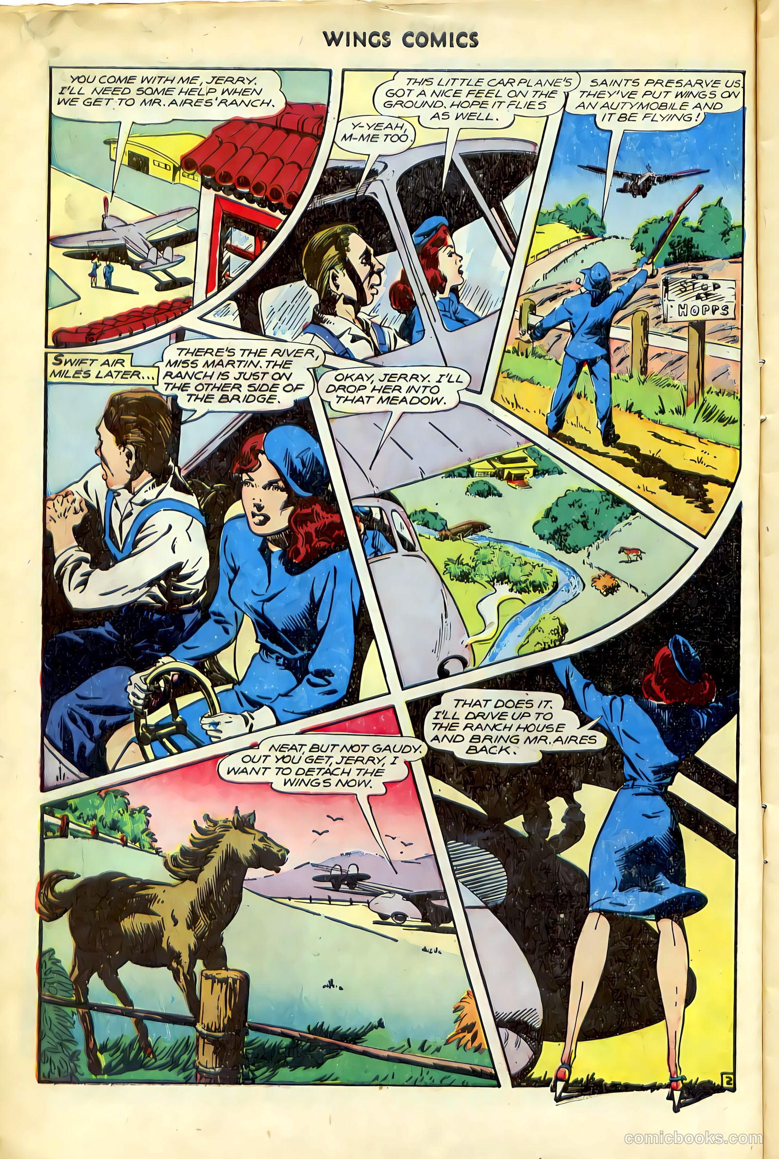 Wings Comics #72 (1946) — page 14 of 52