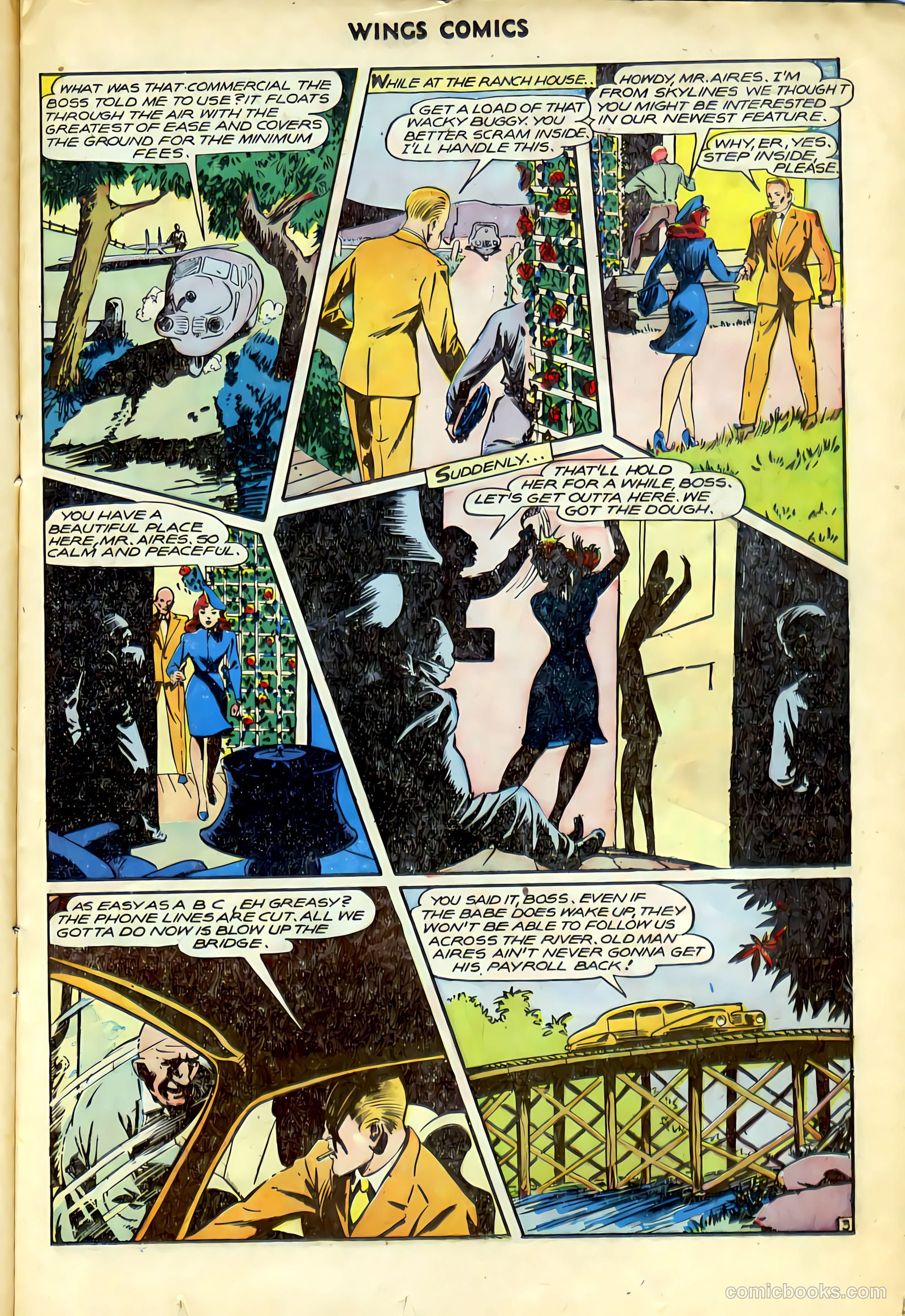 Wings Comics #72 (1946) — page 15 of 52