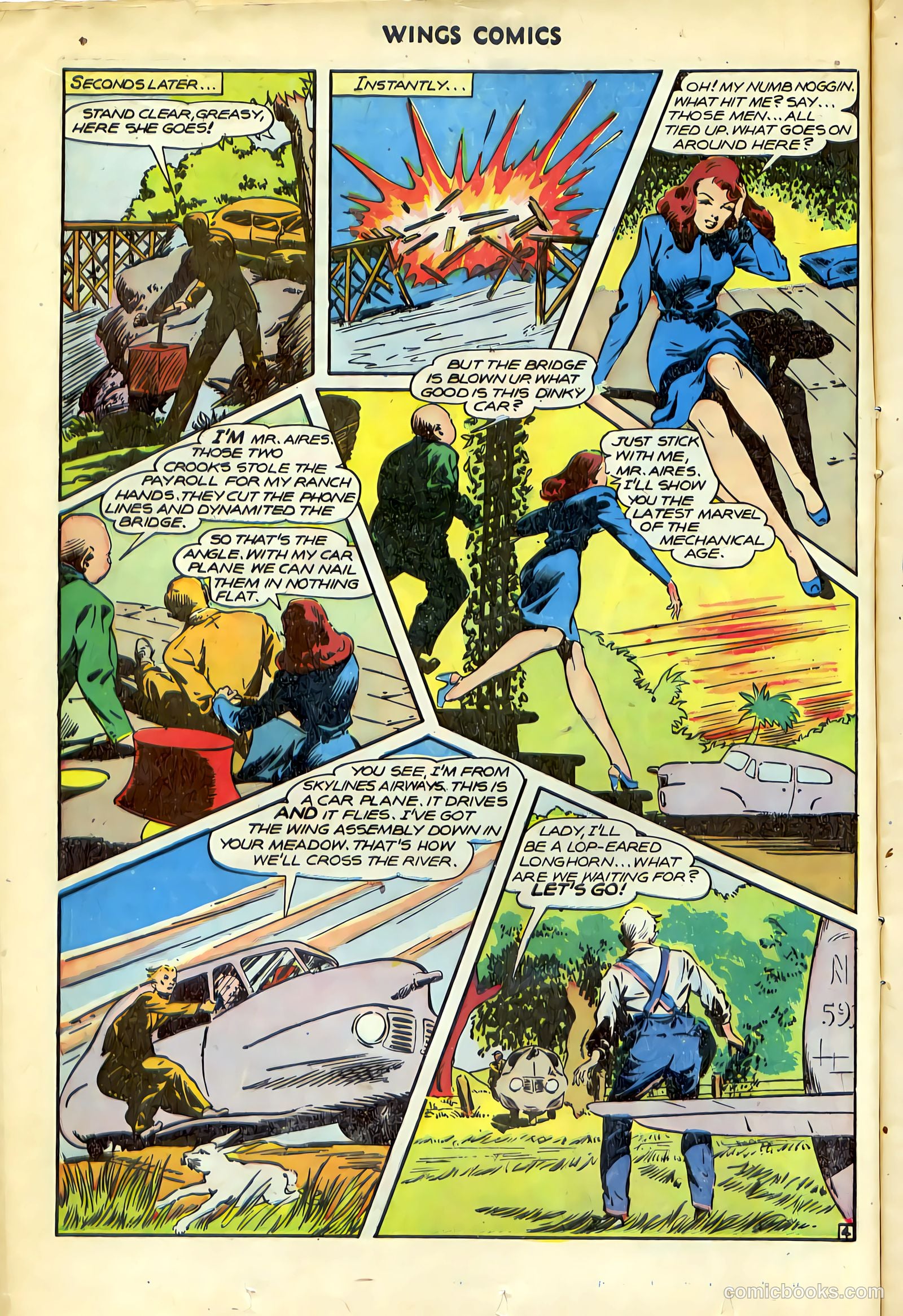 Wings Comics #72 (1946) — page 16 of 52