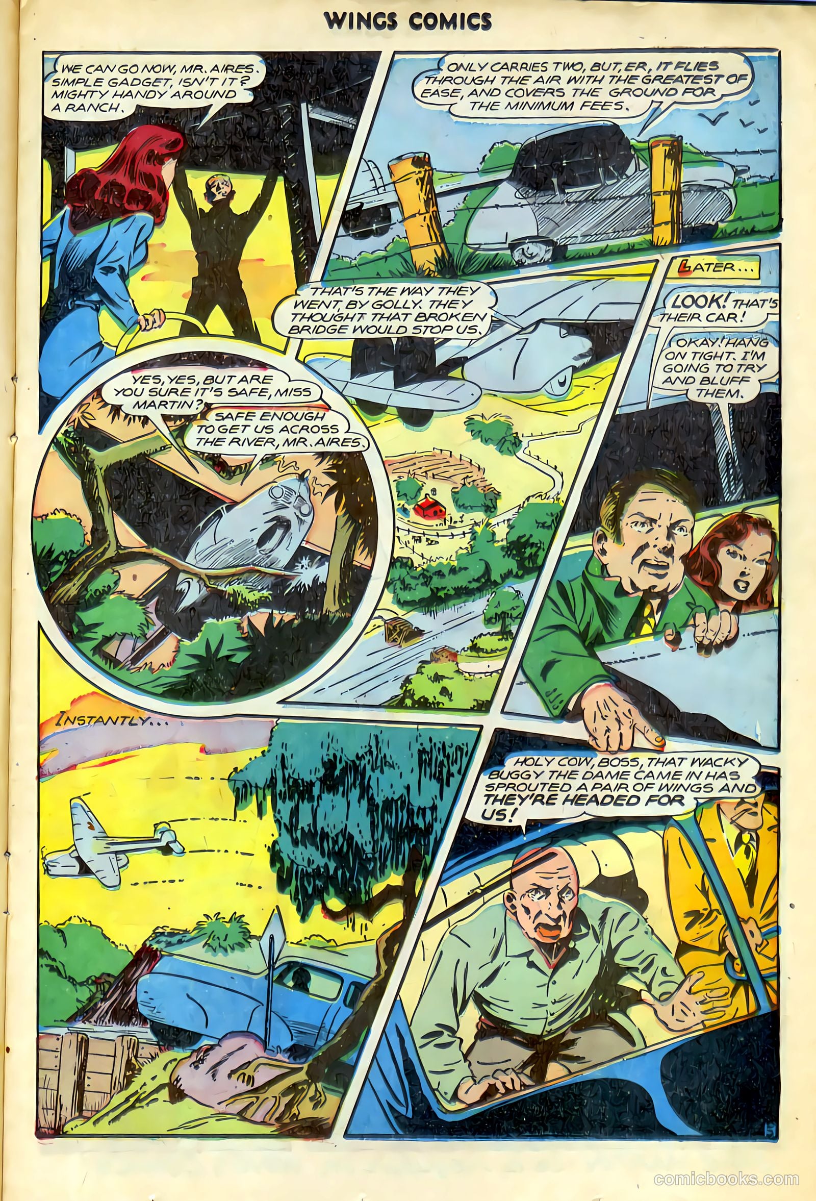 Wings Comics #72 (1946) — page 17 of 52