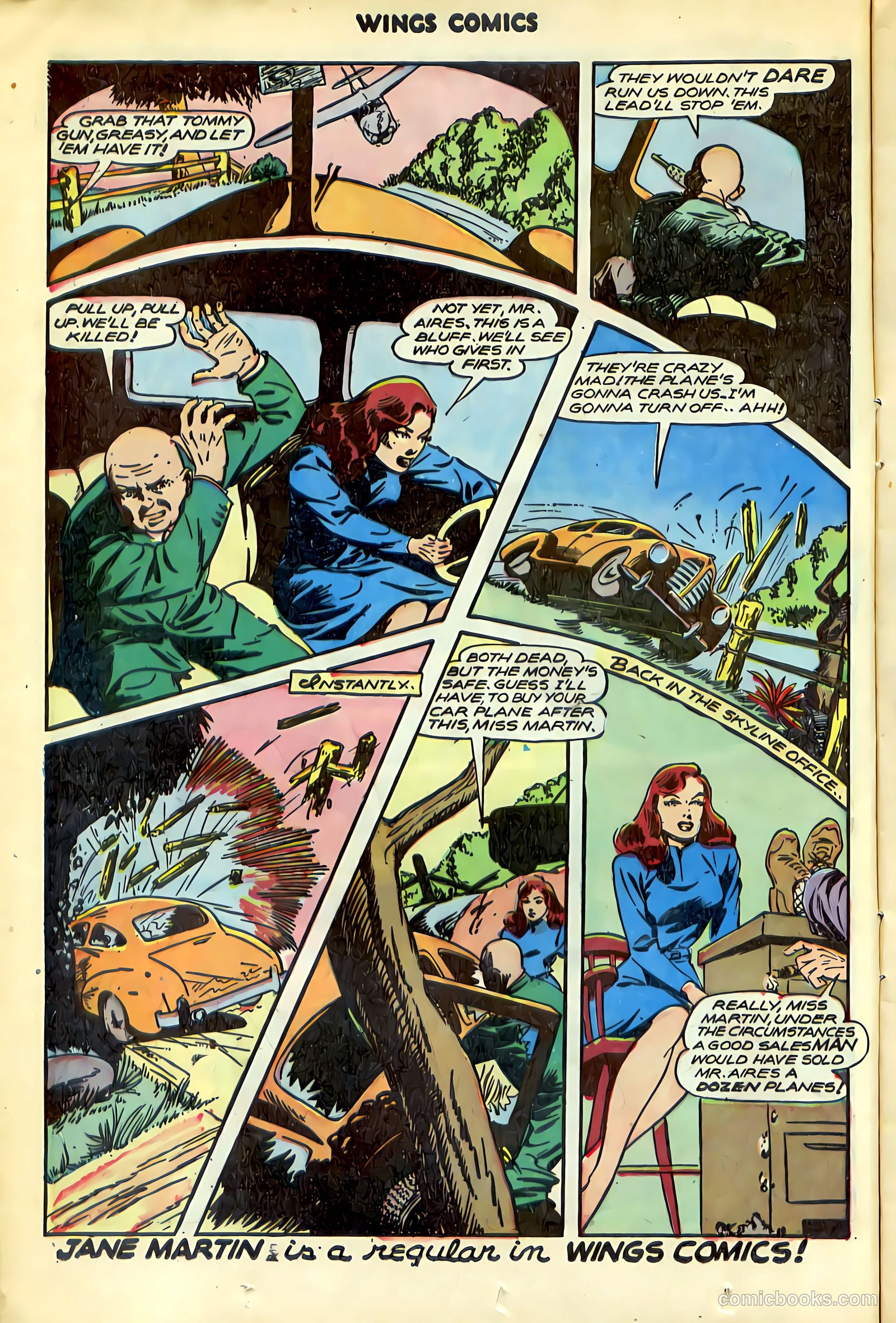 Wings Comics #72 (1946) — page 18 of 52