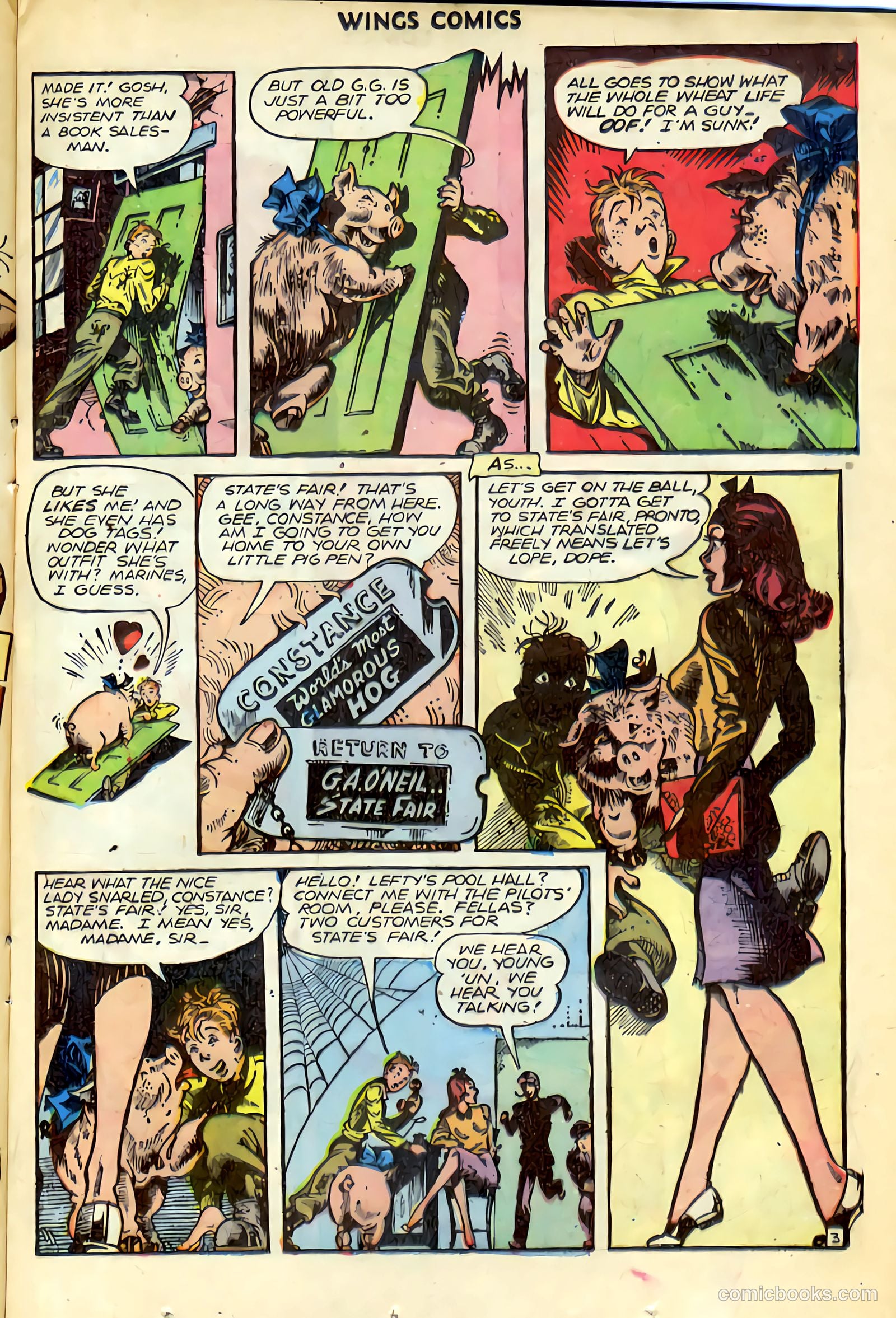 Wings Comics #72 (1946) — page 21 of 52