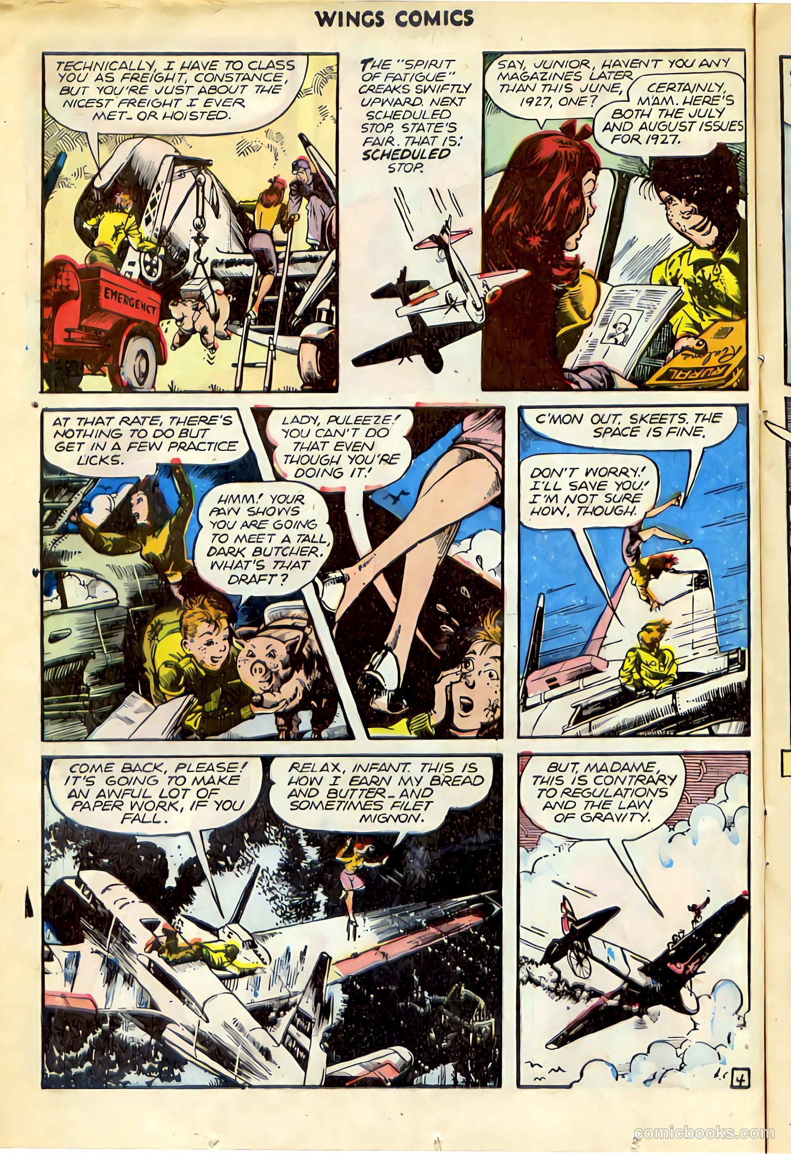 Wings Comics #72 (1946) — page 22 of 52
