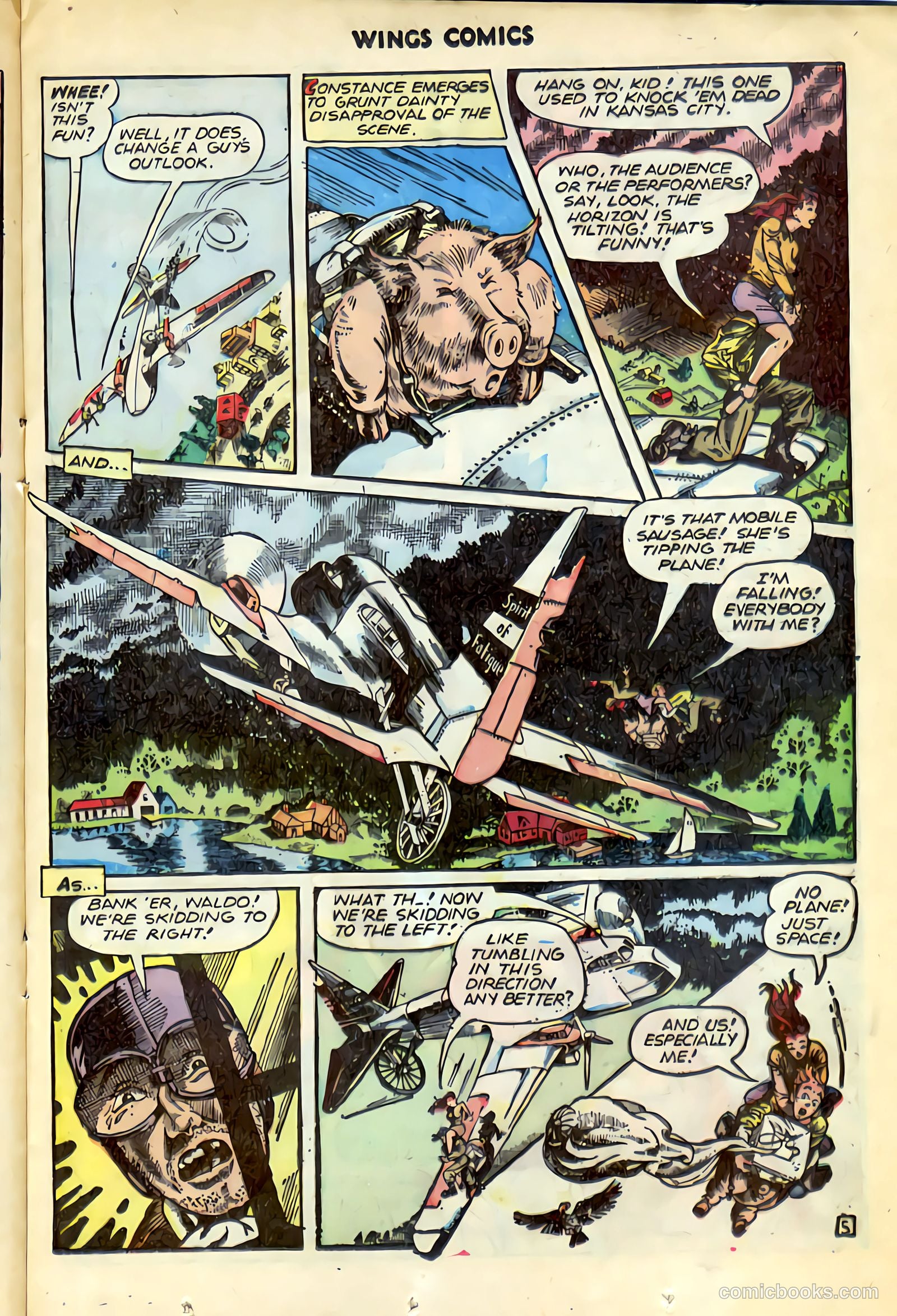 Wings Comics #72 (1946) — page 23 of 52