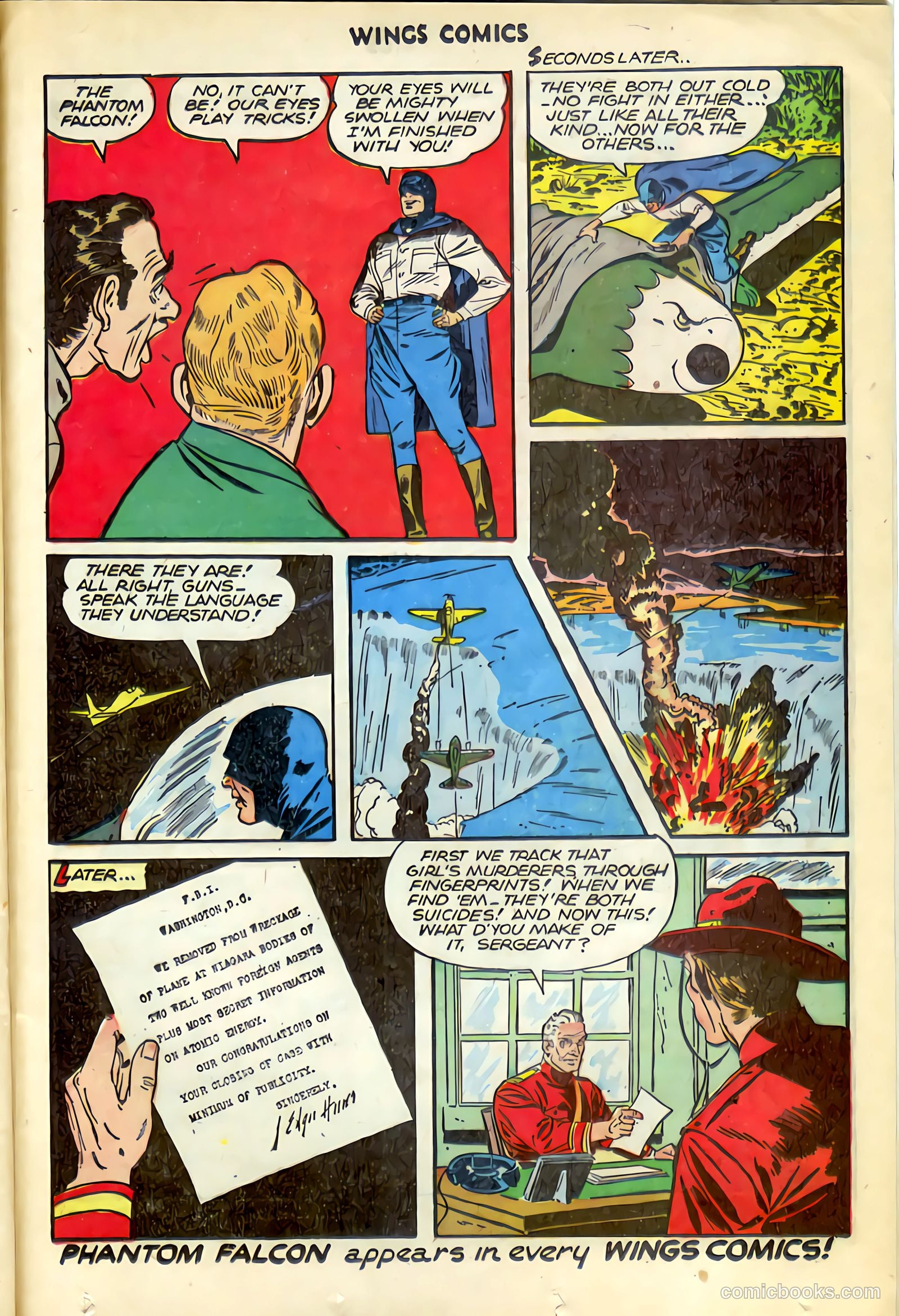 Wings Comics #72 (1946) — page 35 of 52