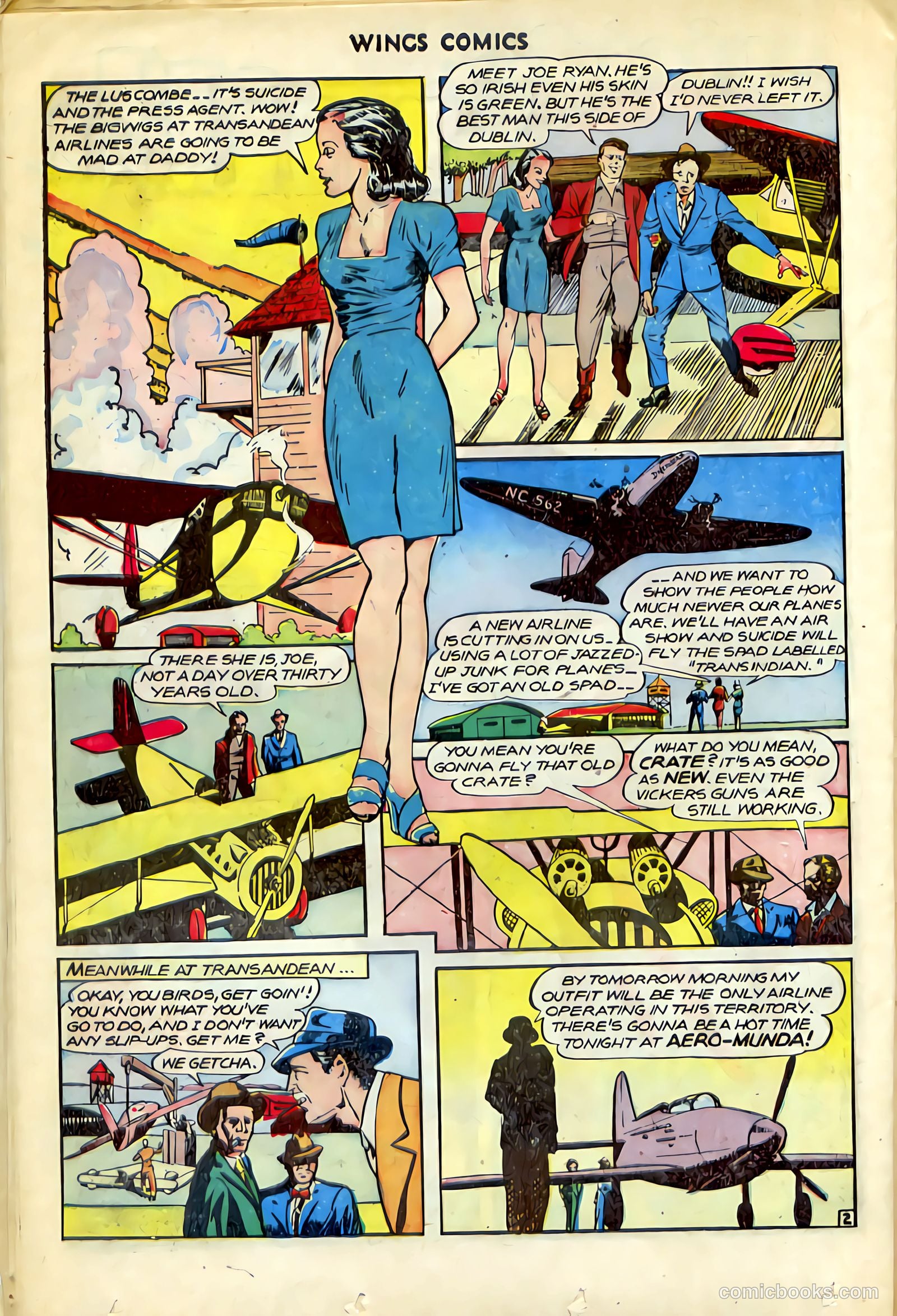 Wings Comics #72 (1946) — page 38 of 52