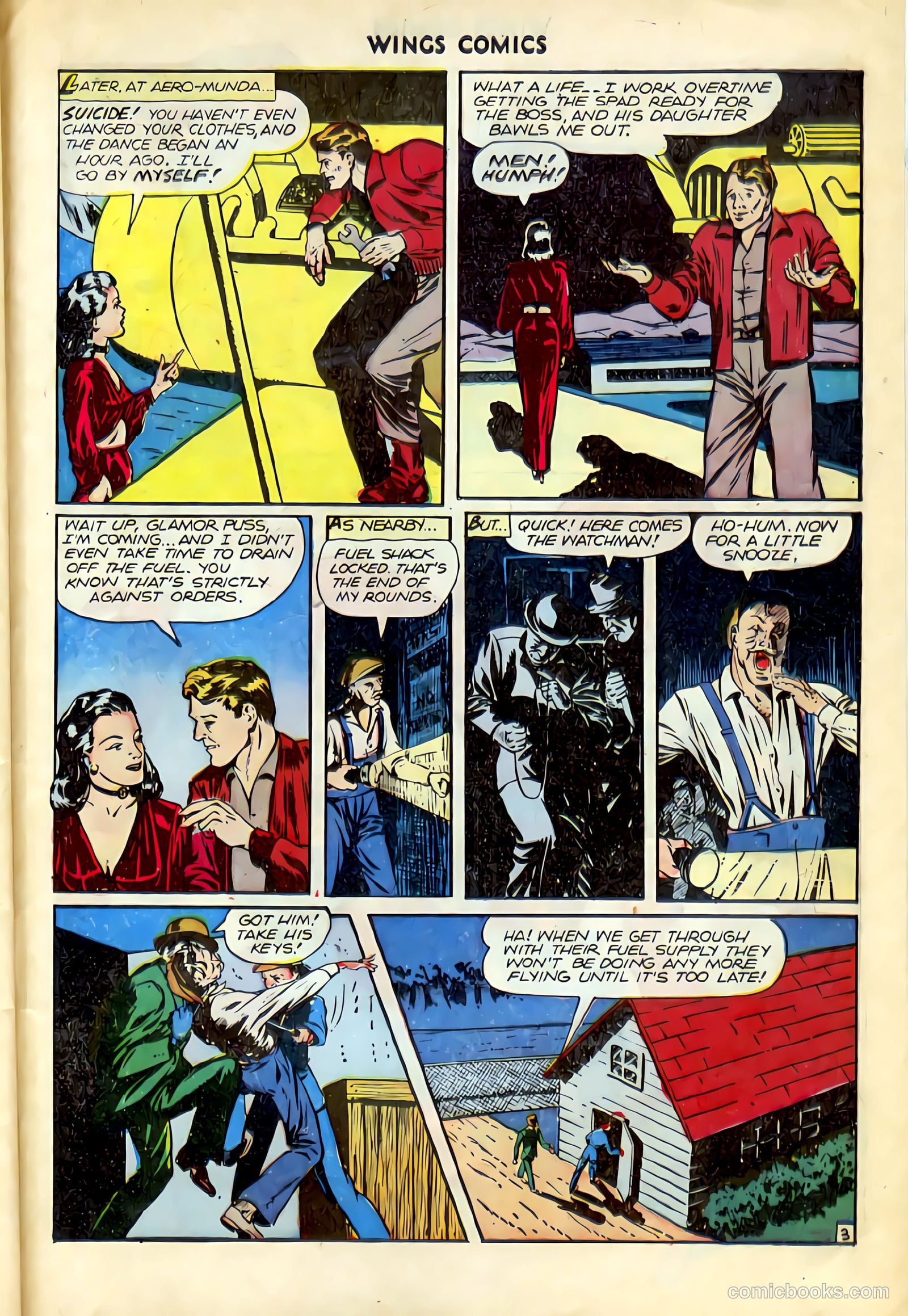 Wings Comics #72 (1946) — page 39 of 52