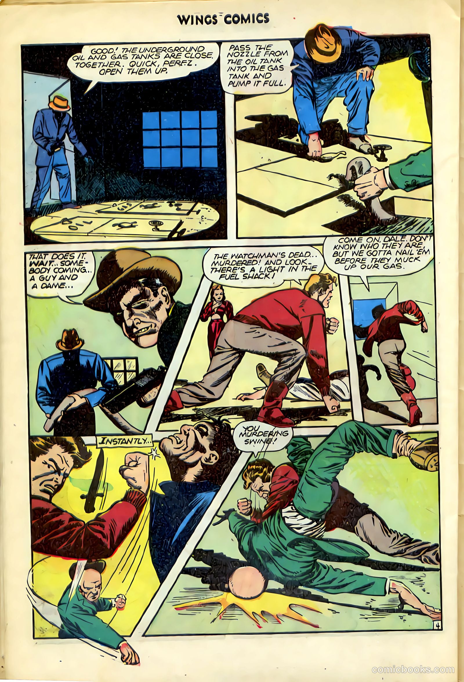 Wings Comics #72 (1946) — page 40 of 52