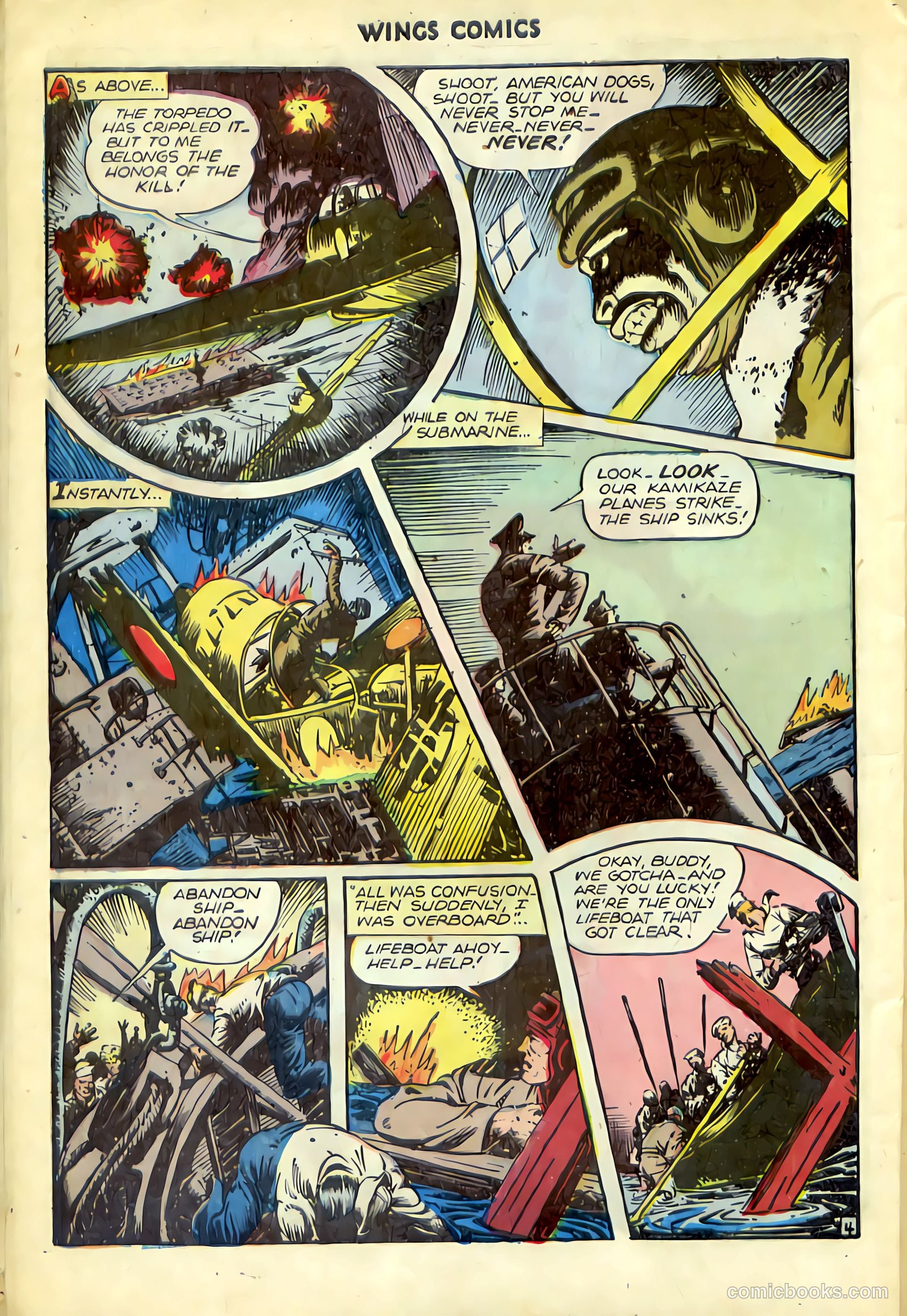 Wings Comics #72 (1946) — page 46 of 52