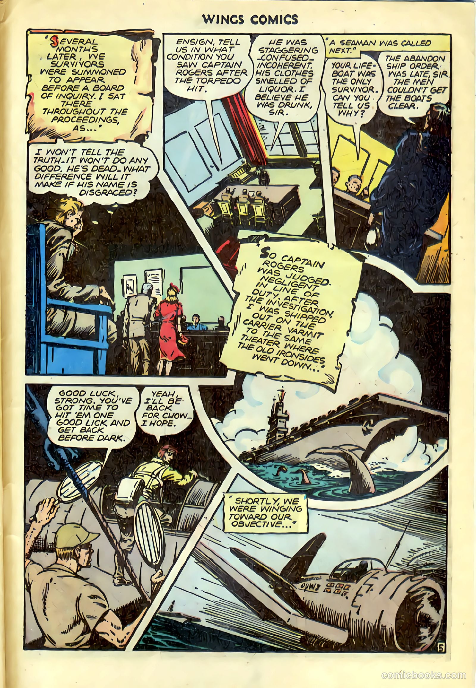 Wings Comics #72 (1946) — page 47 of 52