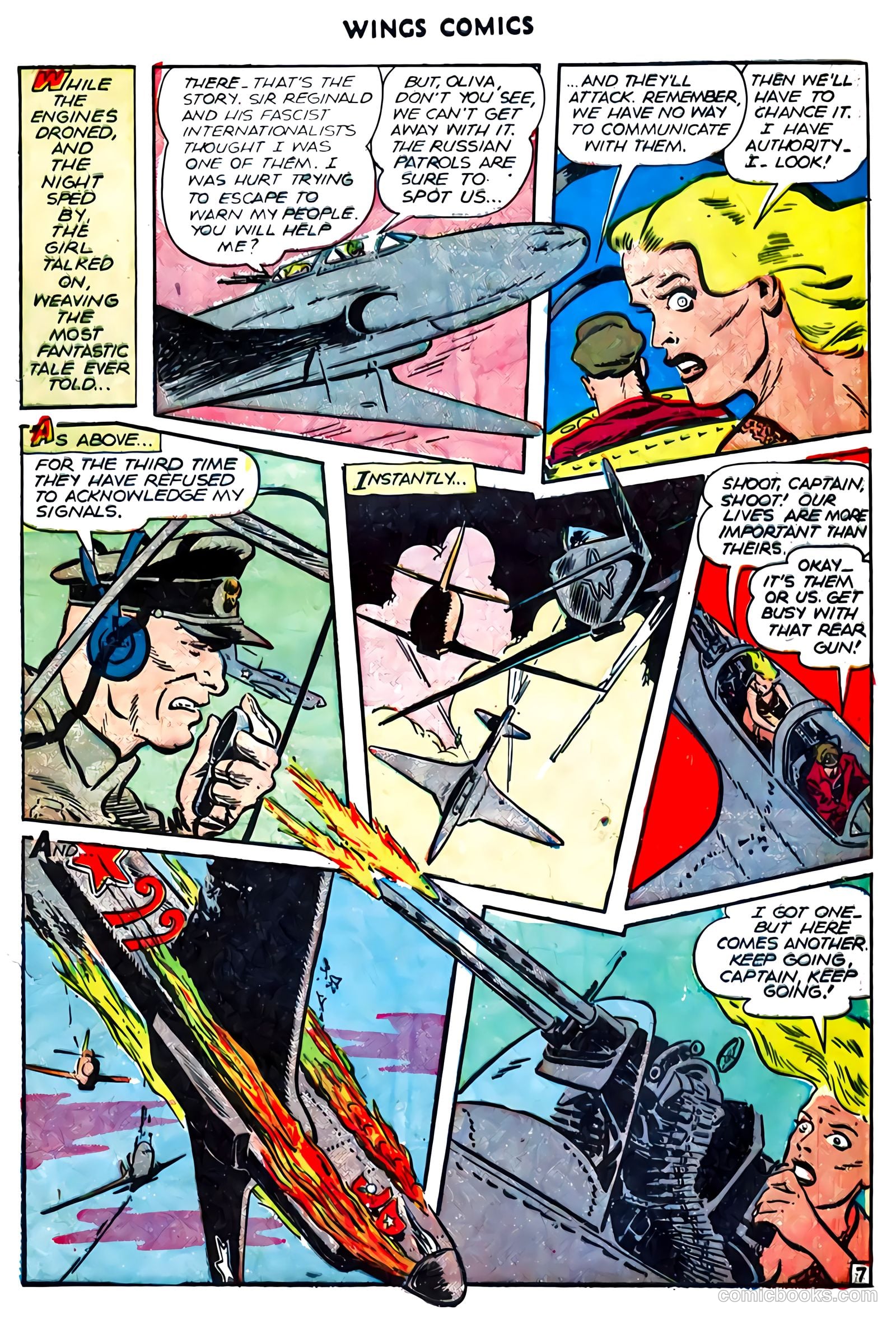 Wings Comics #73 (1946) — page 9 of 52