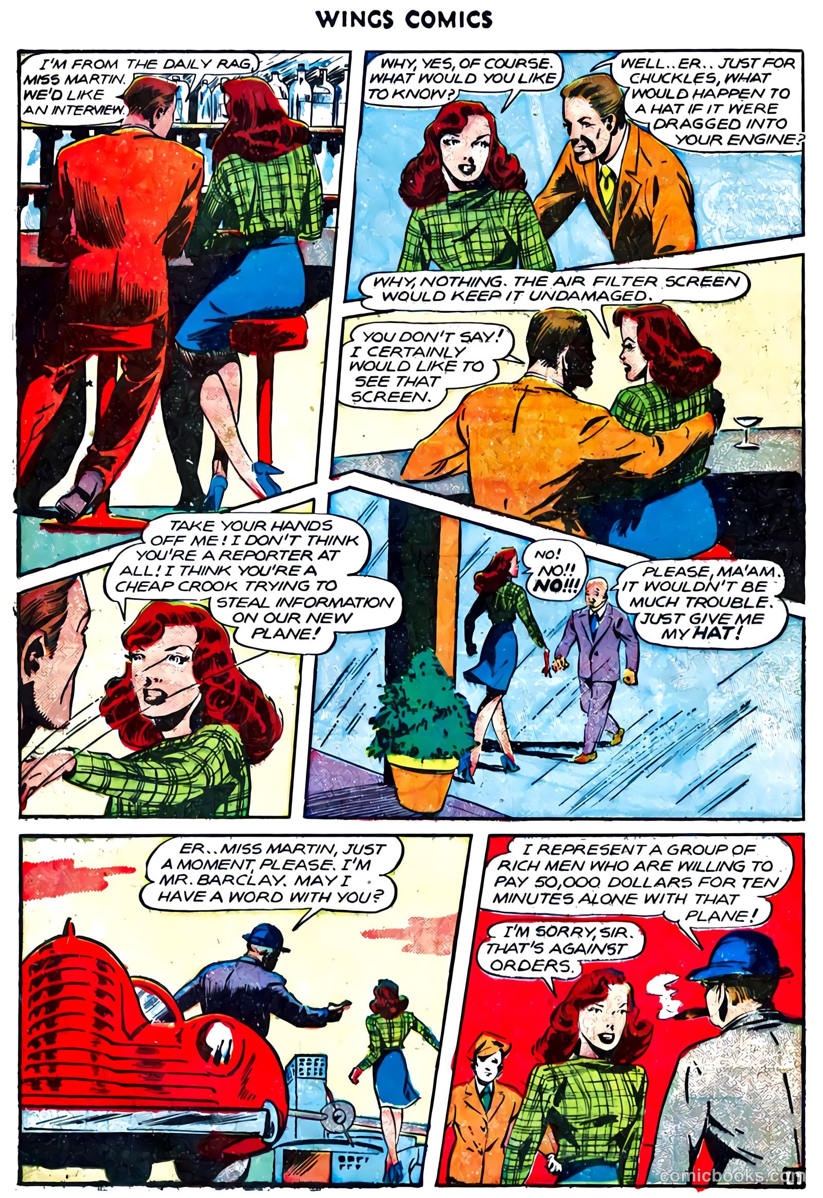 Wings Comics #73 (1946) — page 16 of 52