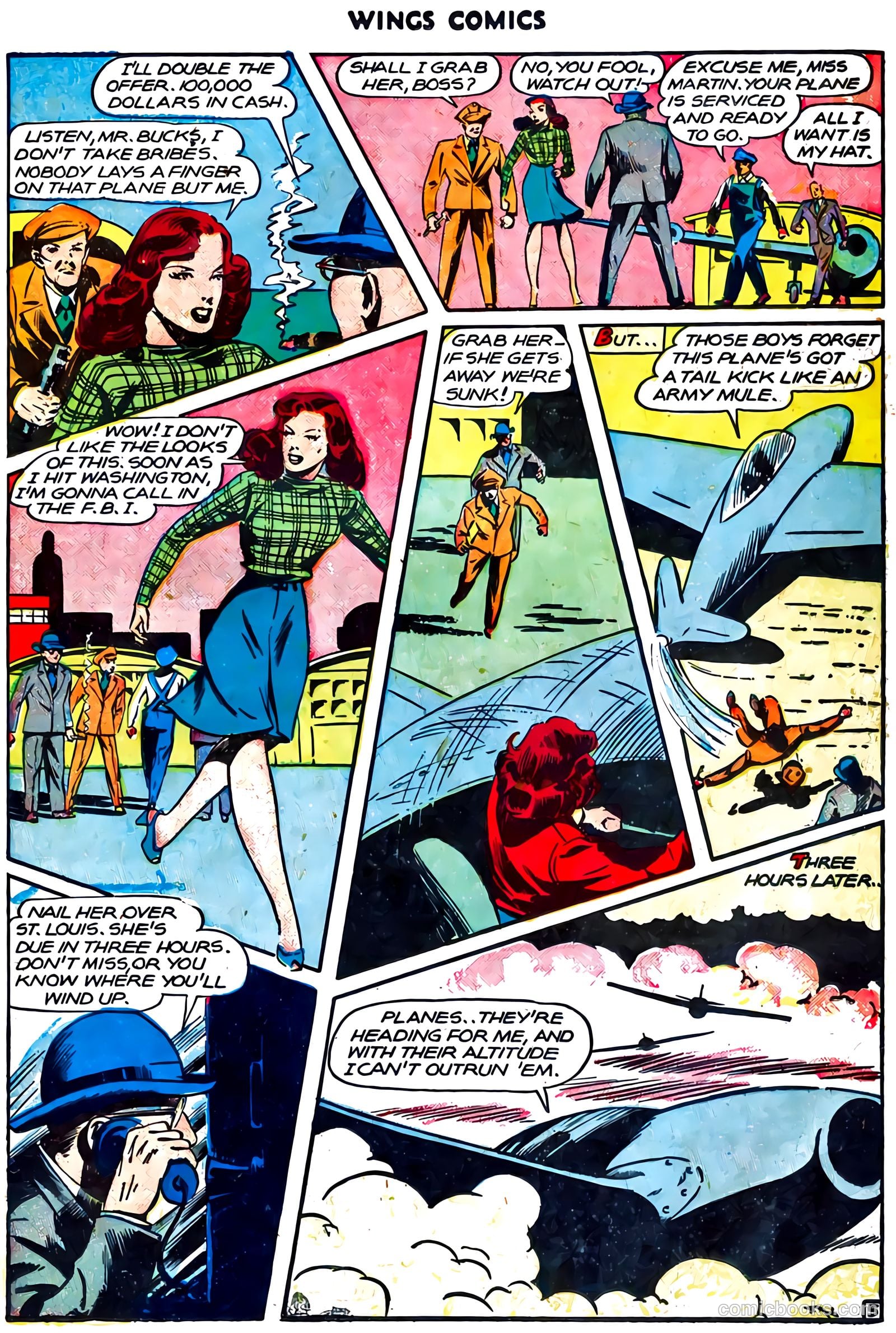 Wings Comics #73 (1946) — page 17 of 52