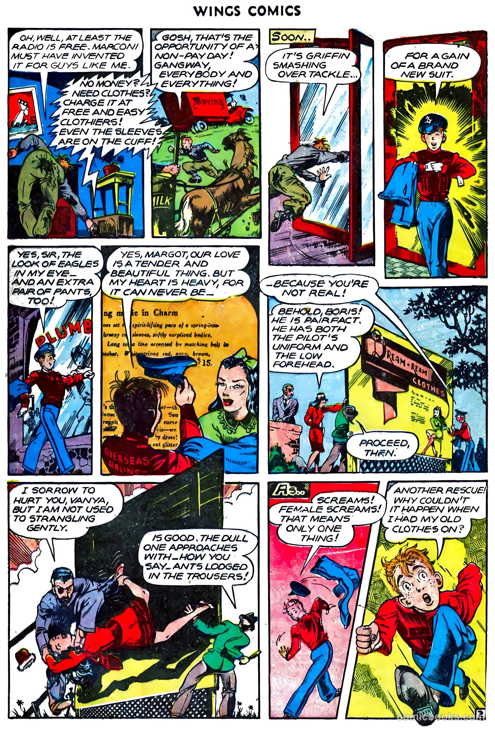 Wings Comics #73 (1946) — page 20 of 52