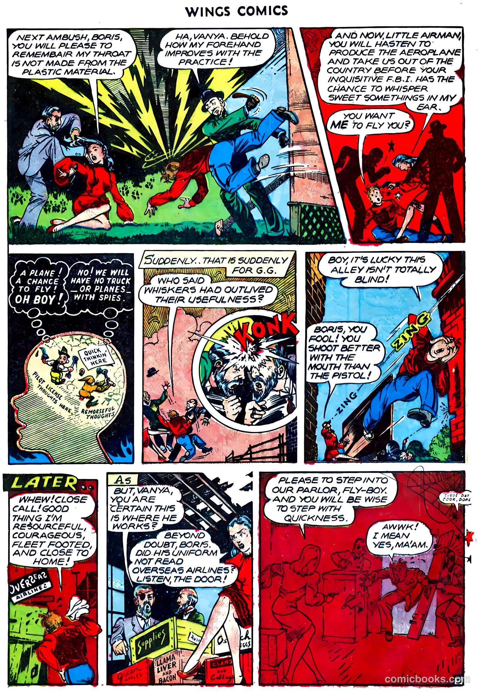 Wings Comics #73 (1946) — page 21 of 52
