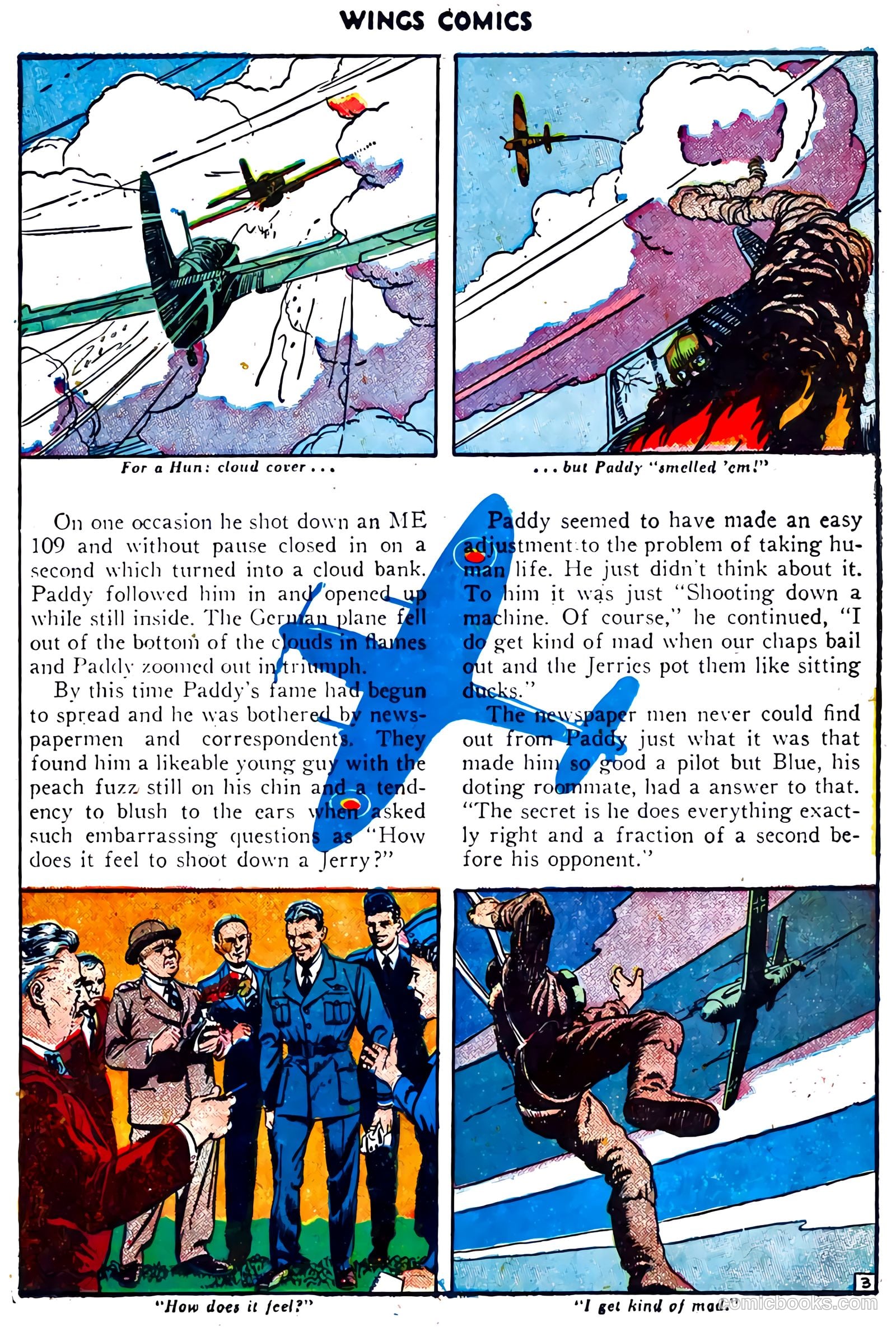 Wings Comics #73 (1946) — page 27 of 52