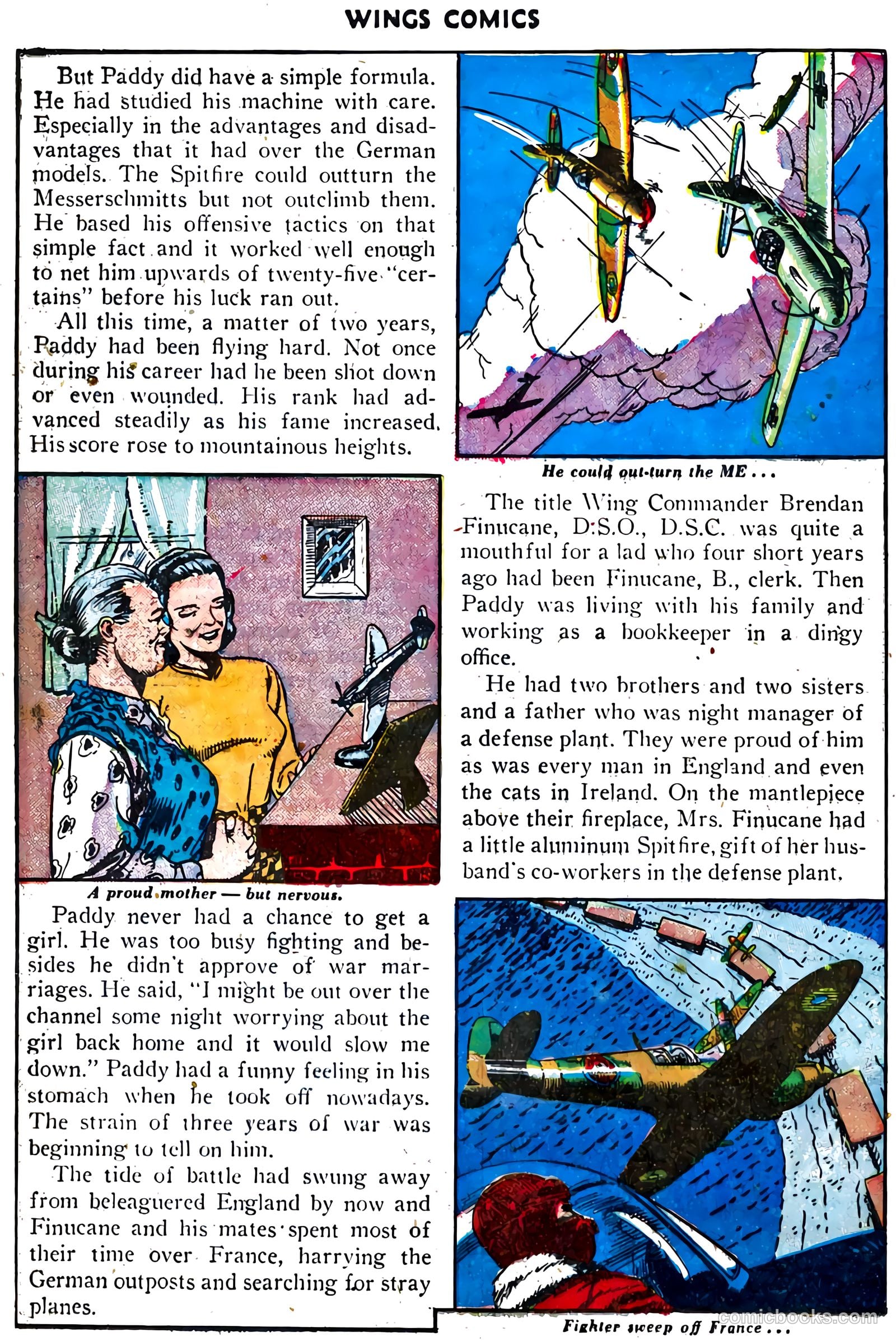 Wings Comics #73 (1946) — page 28 of 52