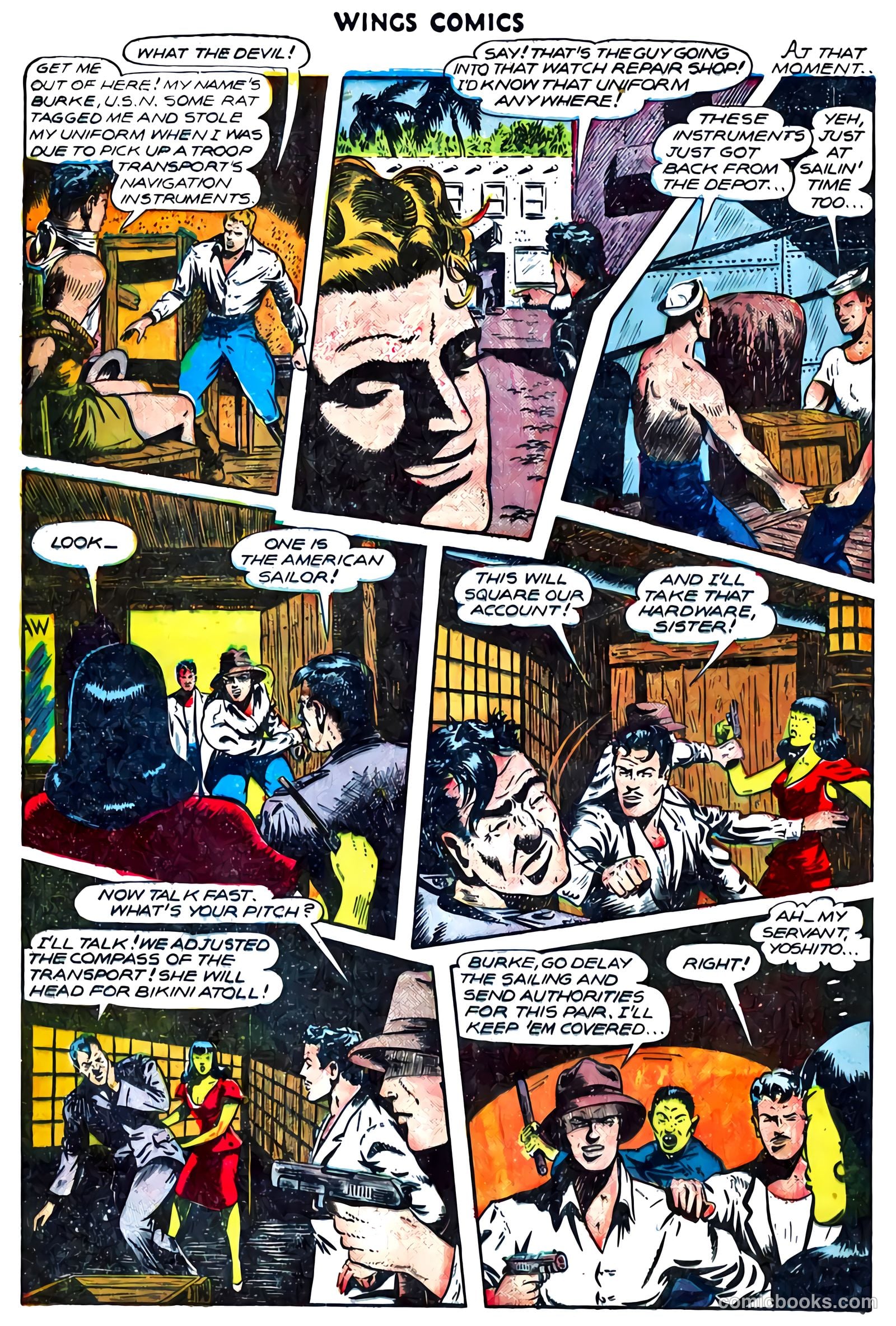 Wings Comics #73 (1946) — page 32 of 52