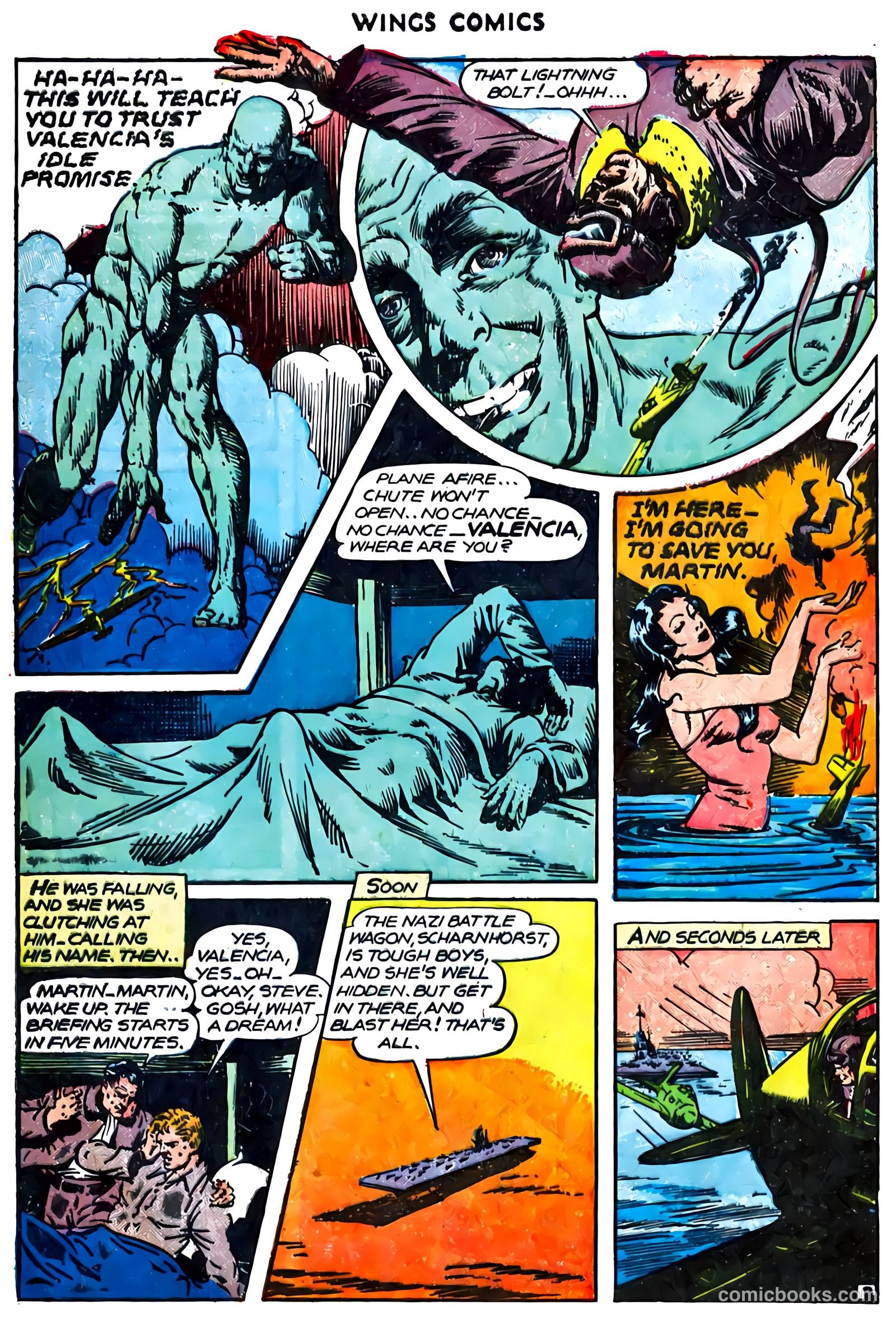 Wings Comics #73 (1946) — page 44 of 52