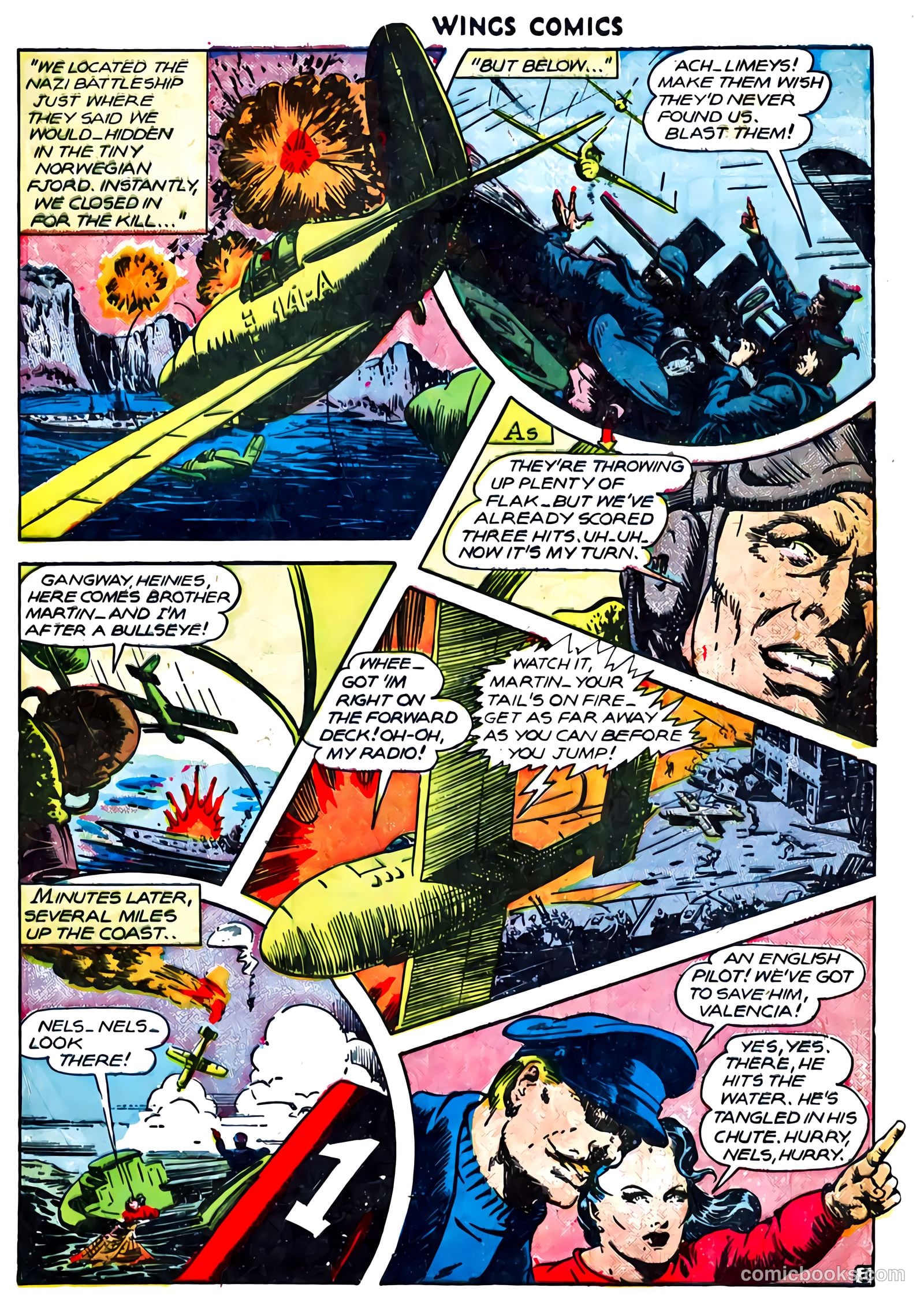 Wings Comics #73 (1946) — page 45 of 52