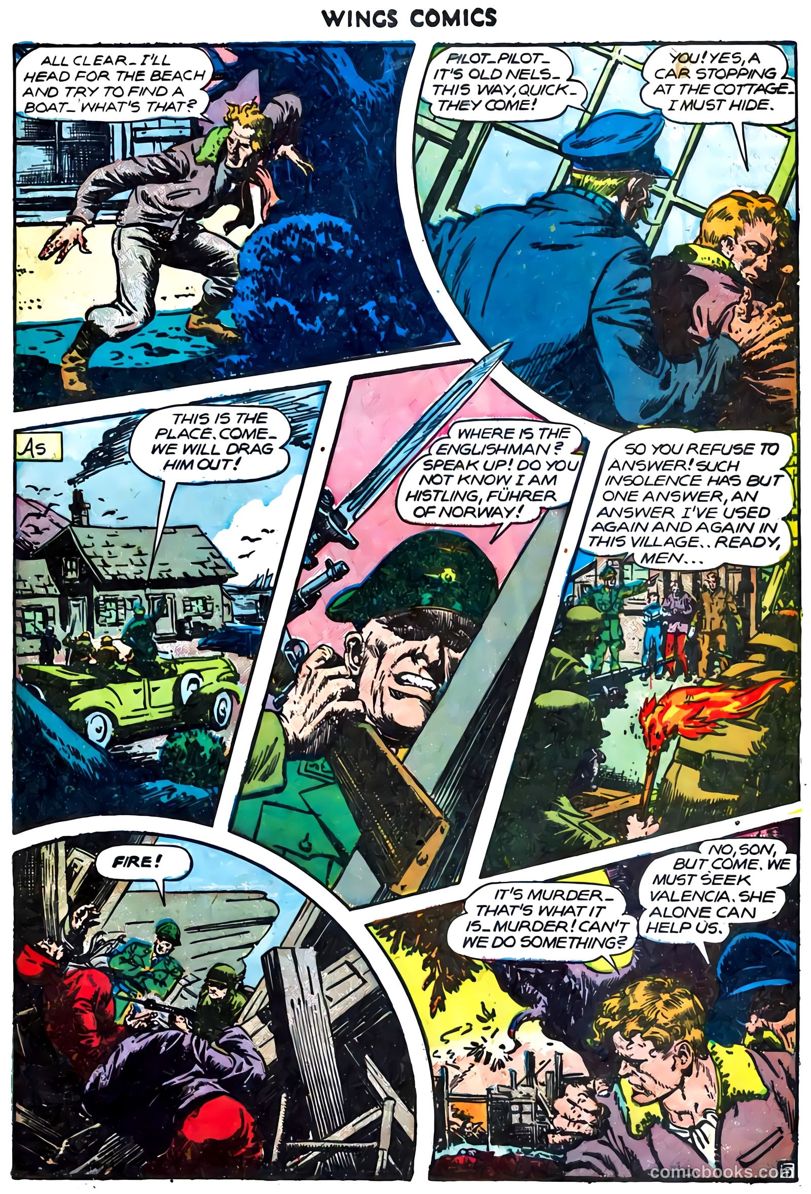 Wings Comics #73 (1946) — page 47 of 52